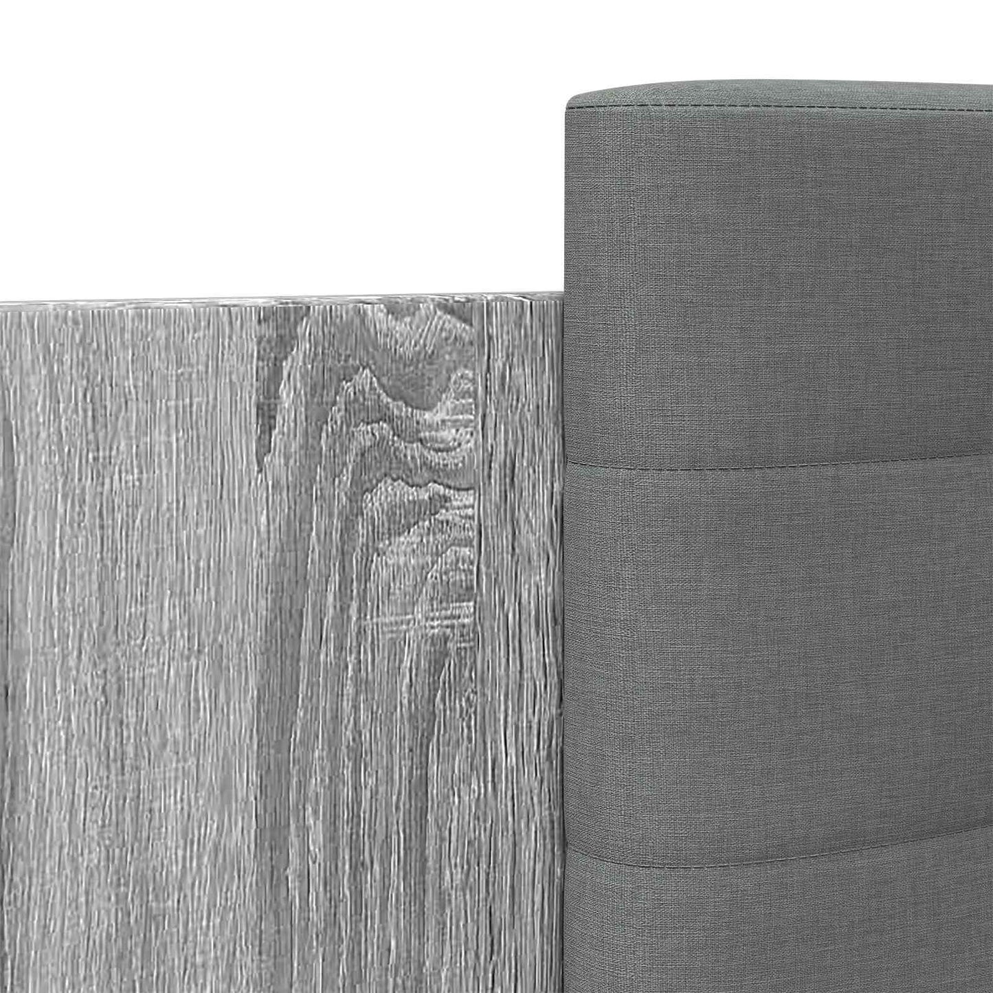 vidaXL Κρεβάτι με Κεφαλάρι Γκρι Sonoma 80 x 200 cm Επεξεργασμένο Ξύλο