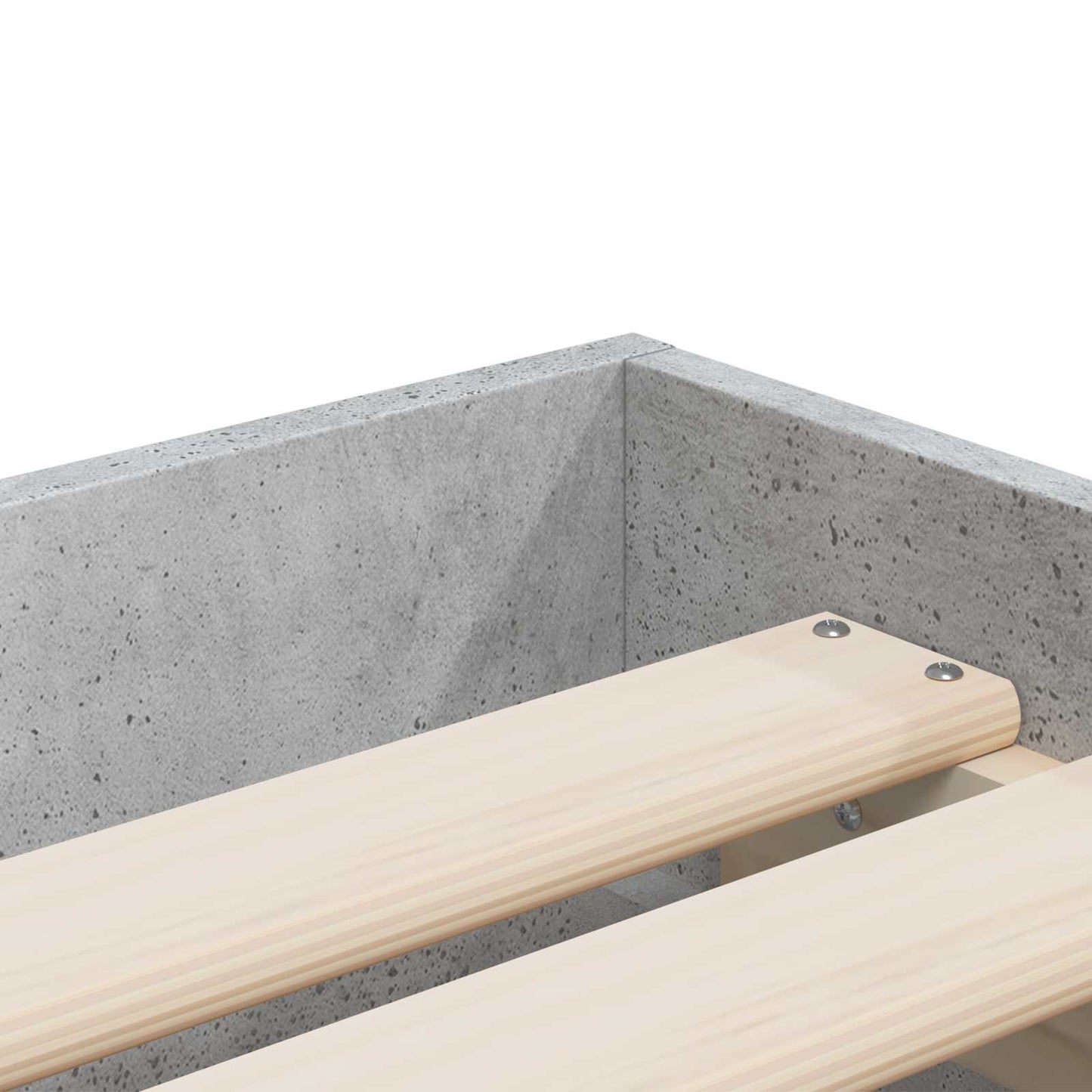 vidaXL Σκελετός κρεβατιού με αποθήκευση Γκρι Sonoma 80 x 200 cm