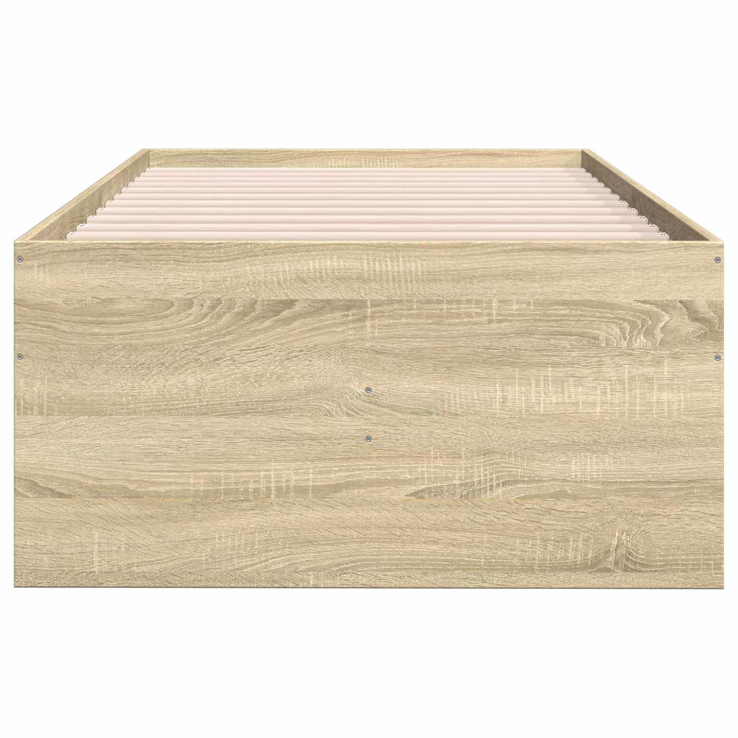 vidaXL Σκελετός κρεβατιού με αποθήκευση Sonoma Δρυς 80 x 200 cm