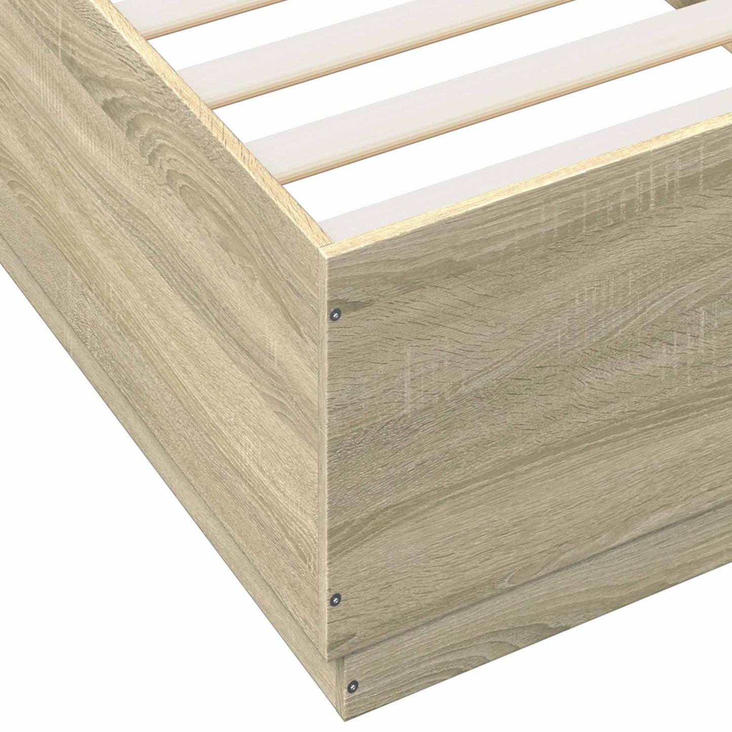 vidaXL Σκελετός Κρεβατιού Sonoma Δρυς 80 x 200 cm Επεξεργασμένο Ξύλο