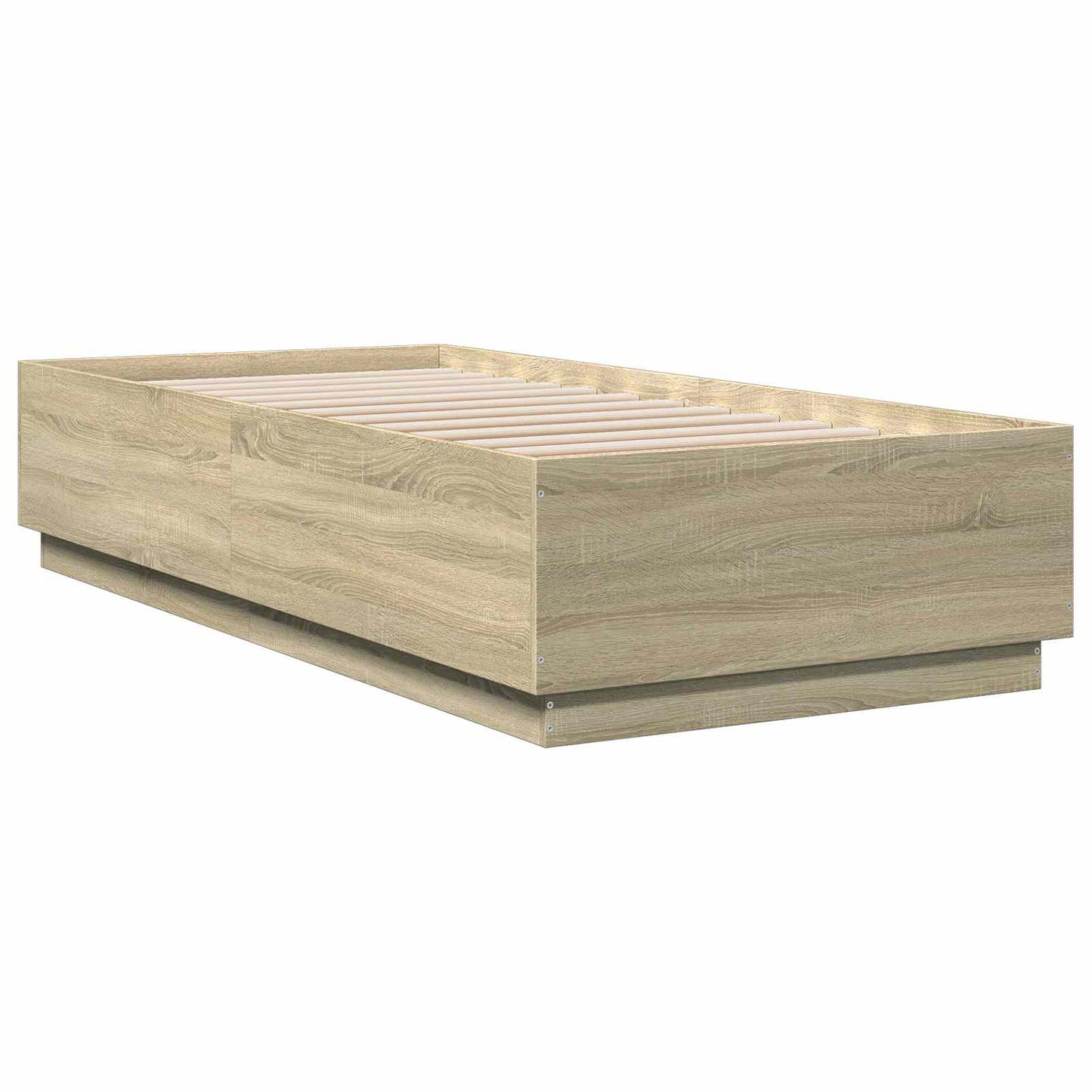 vidaXL Σκελετός Κρεβατιού Sonoma Δρυς 80 x 200 cm Επεξεργασμένο Ξύλο