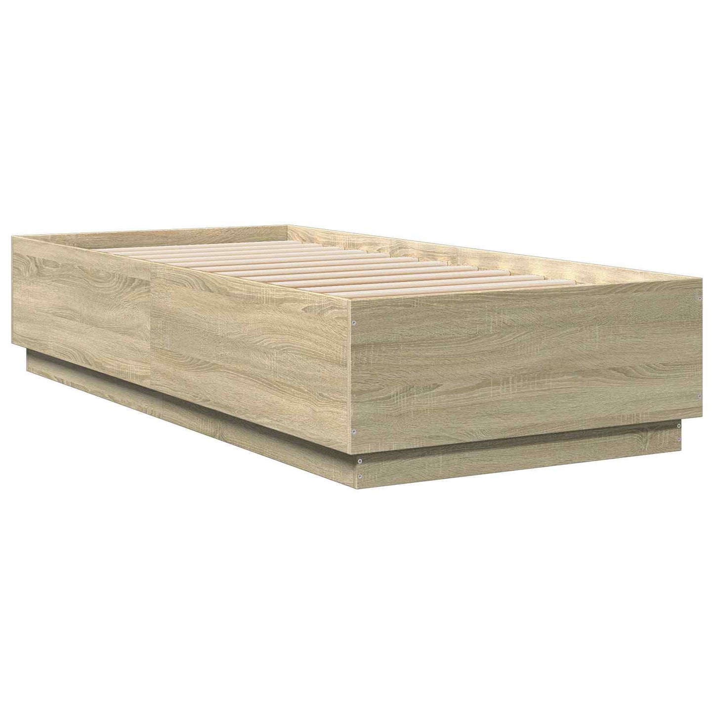vidaXL Σκελετός Κρεβατιού Sonoma Δρυς 80 x 200 cm Επεξεργασμένο Ξύλο