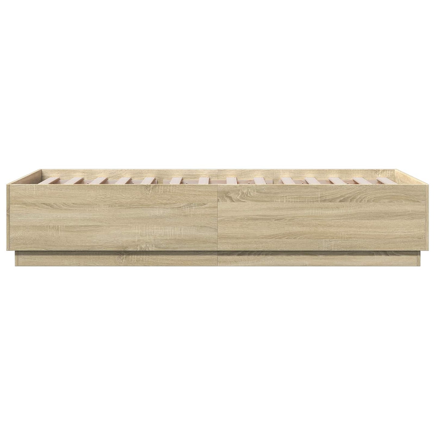 vidaXL Σκελετός Κρεβατιού Sonoma Δρυς 80 x 200 cm Επεξεργασμένο Ξύλο
