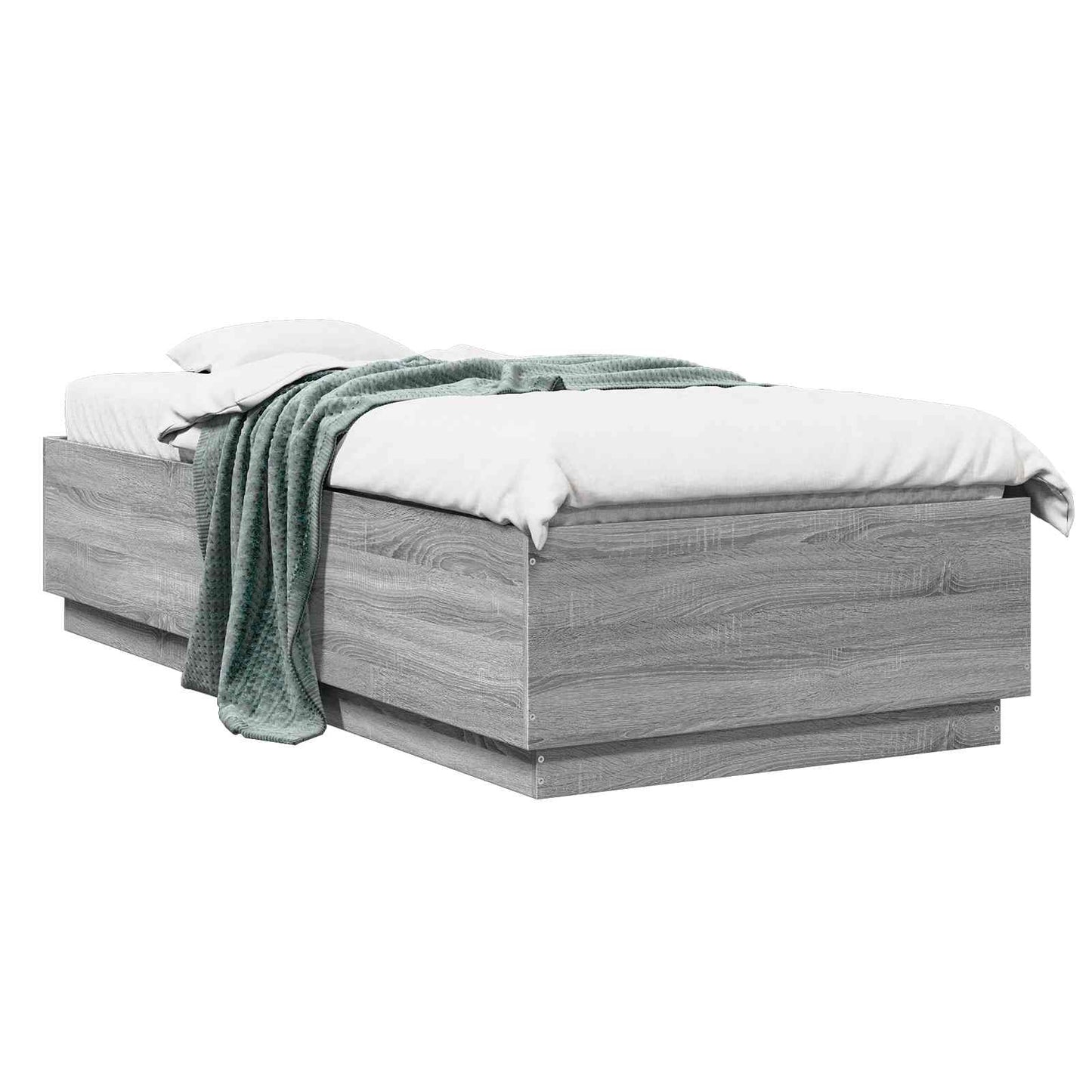 vidaXL Σκελετός Κρεβατιού Γκρι Sonoma 80 x 200 cm Επεξεργασμένο Ξύλο