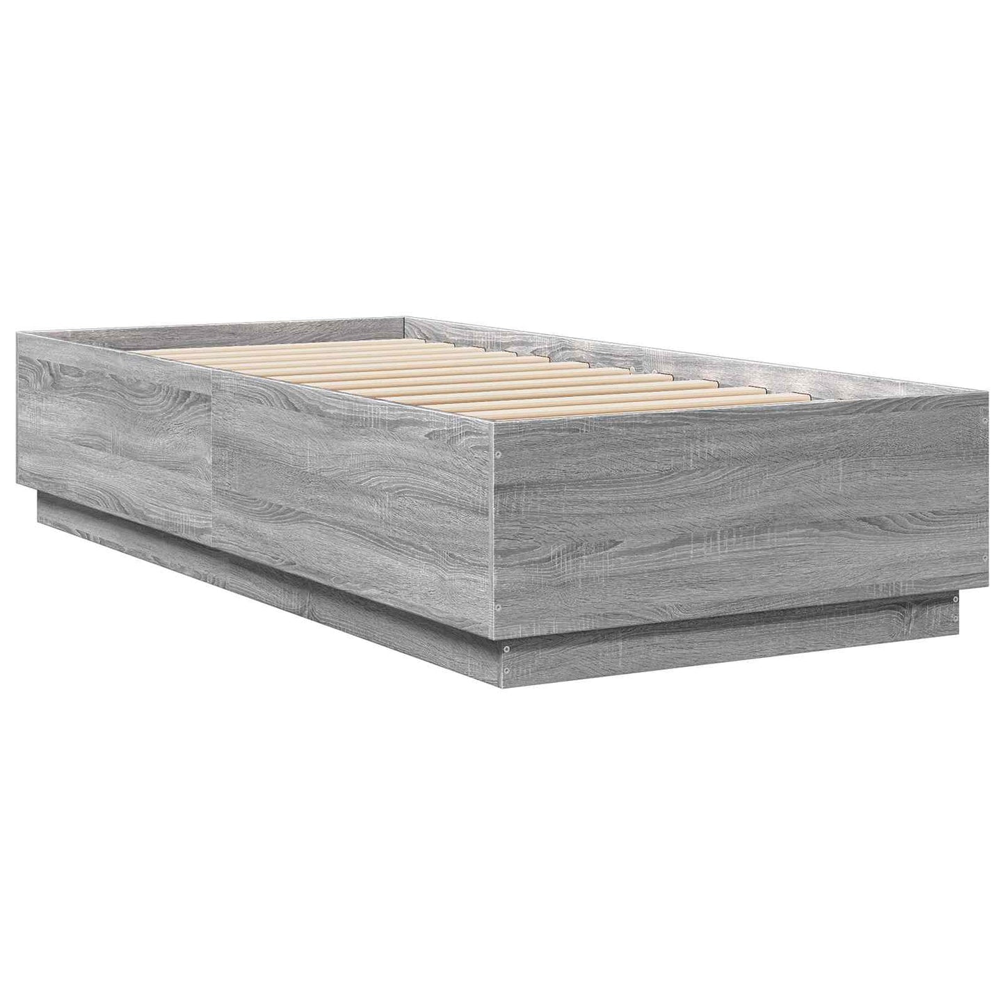 vidaXL Σκελετός Κρεβατιού Γκρι Sonoma 80 x 200 cm Επεξεργασμένο Ξύλο
