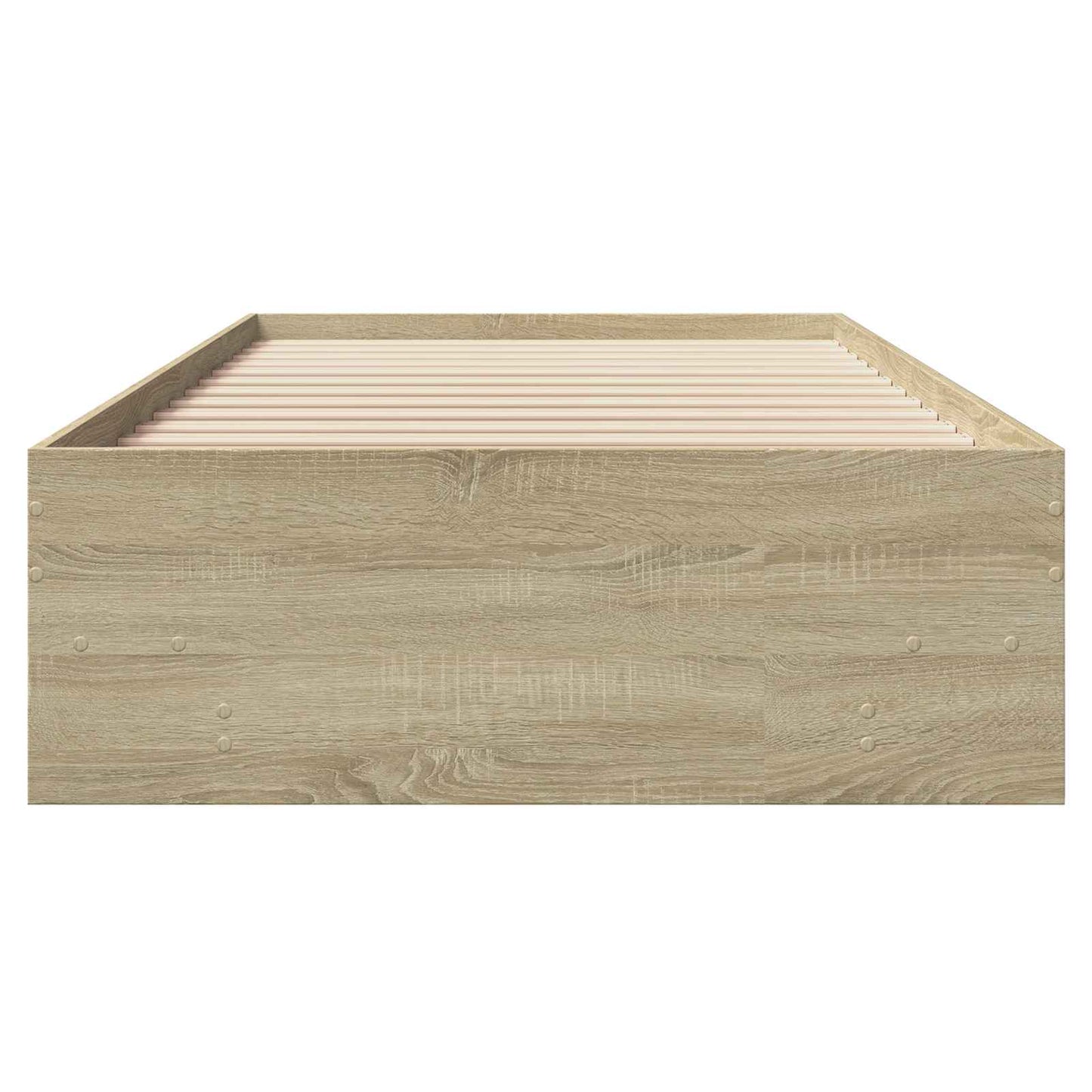 vidaXL Σκελετός Κρεβατιού Sonoma Δρυς 80 x 200 cm Επεξεργασμένο Ξύλο