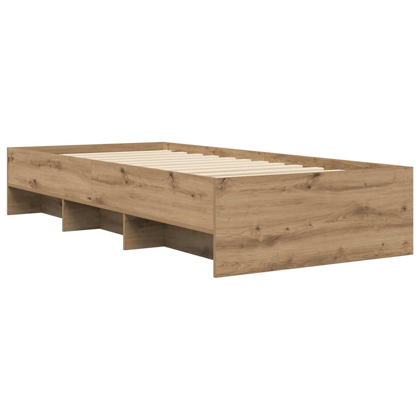 vidaXL Σκελετός Κρεβατιού Artisian Δρυς 80 x 200 cm Επεξεργασμένο Ξύλο
