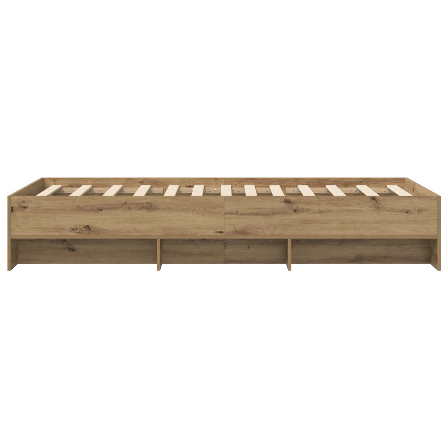 vidaXL Σκελετός Κρεβατιού Artisian Δρυς 80 x 200 cm Επεξεργασμένο Ξύλο