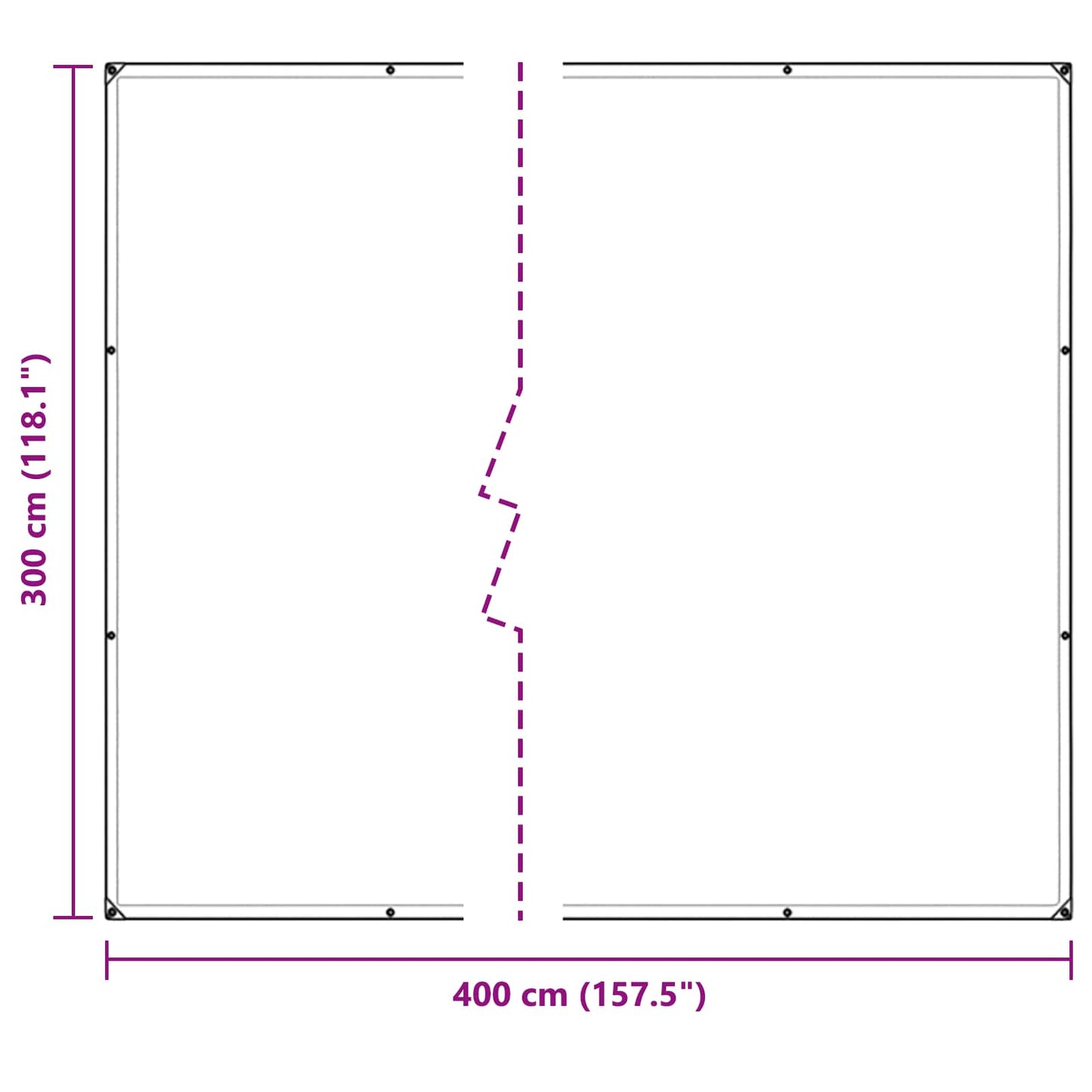vidaXL Κάλυμμα Φυτών Διαφανές 3 x 4 m PVC