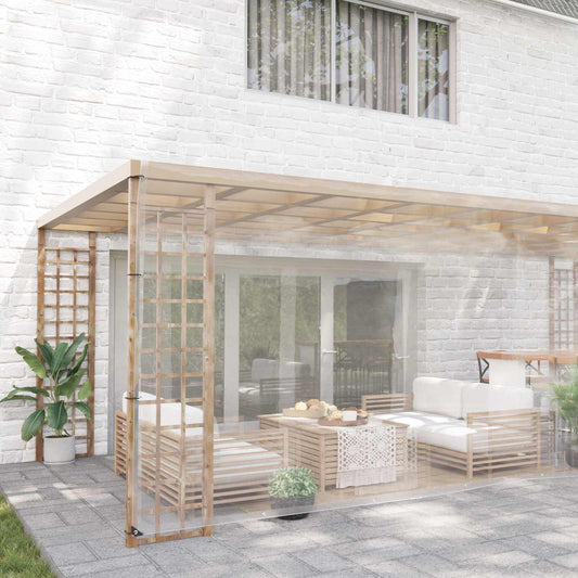 vidaXL Κάλυμμα Φυτών Διαφανές 5 x 12 m PVC
