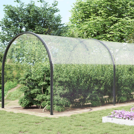 vidaXL Κάλυμμα Φυτών Διαφανές 8 x 8 m PVC