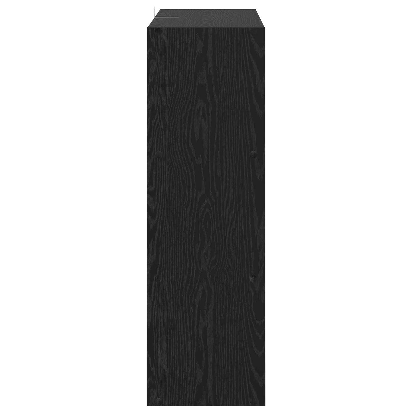 vidaXL Βιβλιοθήκη Μαύρη Δρυς 102 x 32 x 102 εκ
