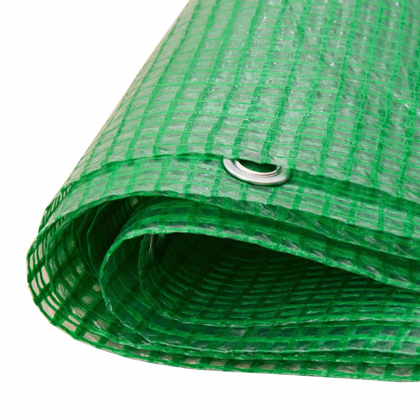 vidaXL Τεντόπανα με Θηλιές Πράσινο 3 x 3 μ 140 gsm PE