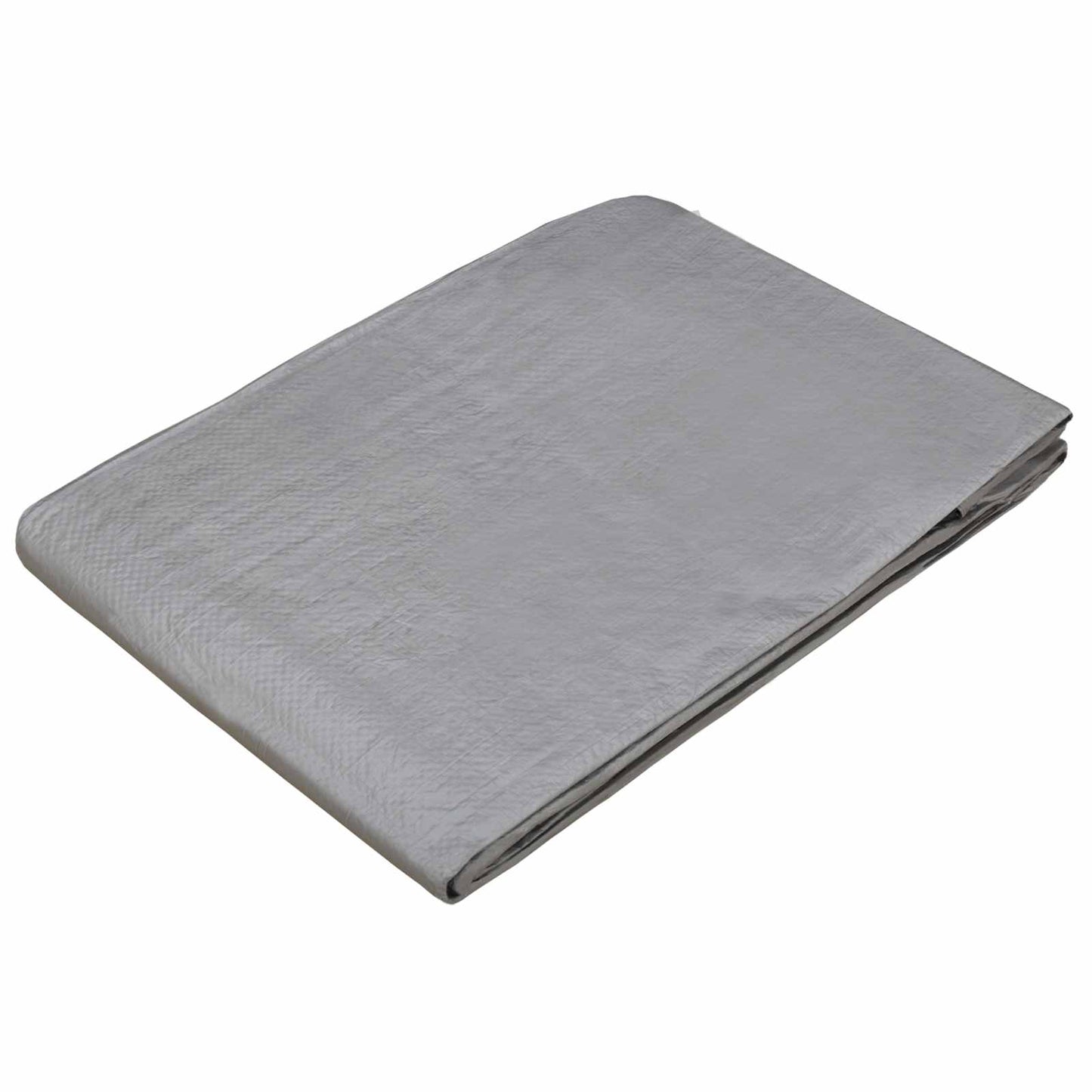 vidaXL Τεντόπανα με Θηλιές Ανοιχτό γκρι 4 x 8 μ 90 gsm PE