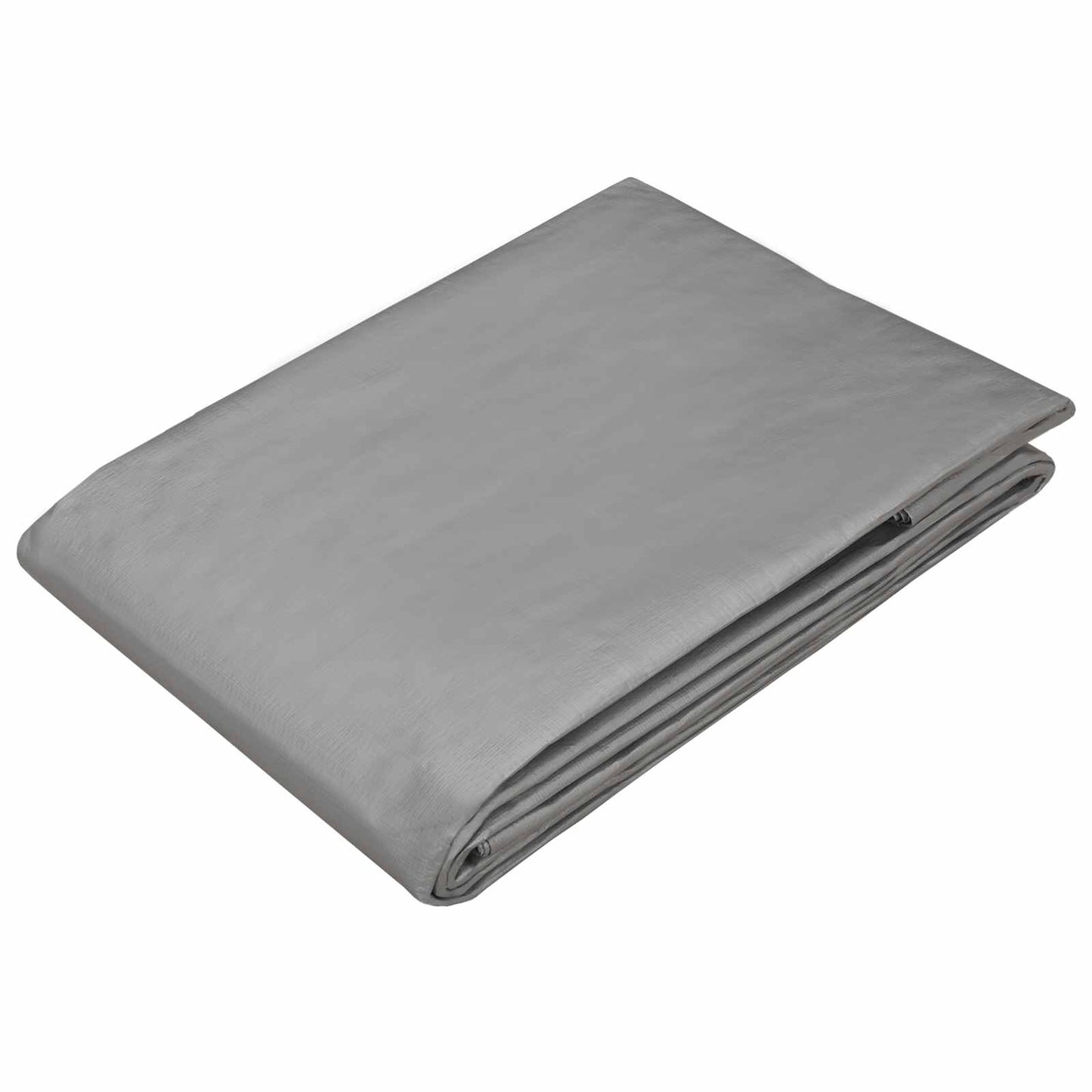 vidaXL Τεντόπανα με Θηλιές Ανοιχτό γκρι 4 x 8 μ 180 gsm PE