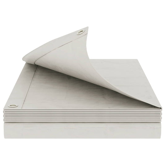 vidaXL Τεντόπανα με Θηλιές Λευκό 3 x 3 μ 90 gsm PE