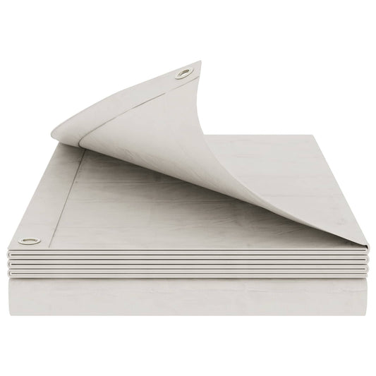 vidaXL Τεντόπανα με Θηλιές Λευκό 4 x 6 μ 180 gsm PE