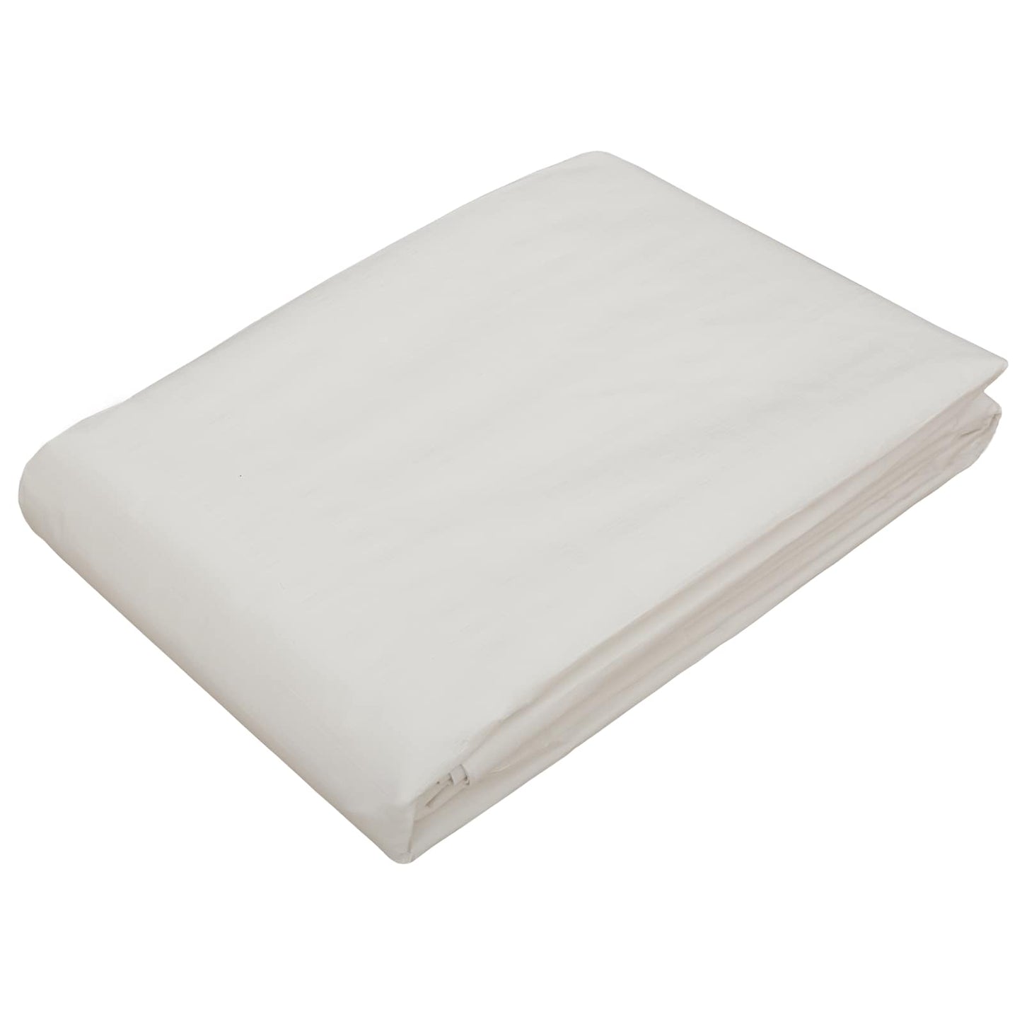 vidaXL Τεντόπανα με Θηλιές Λευκό 8 x 10 μ 260 gsm PE