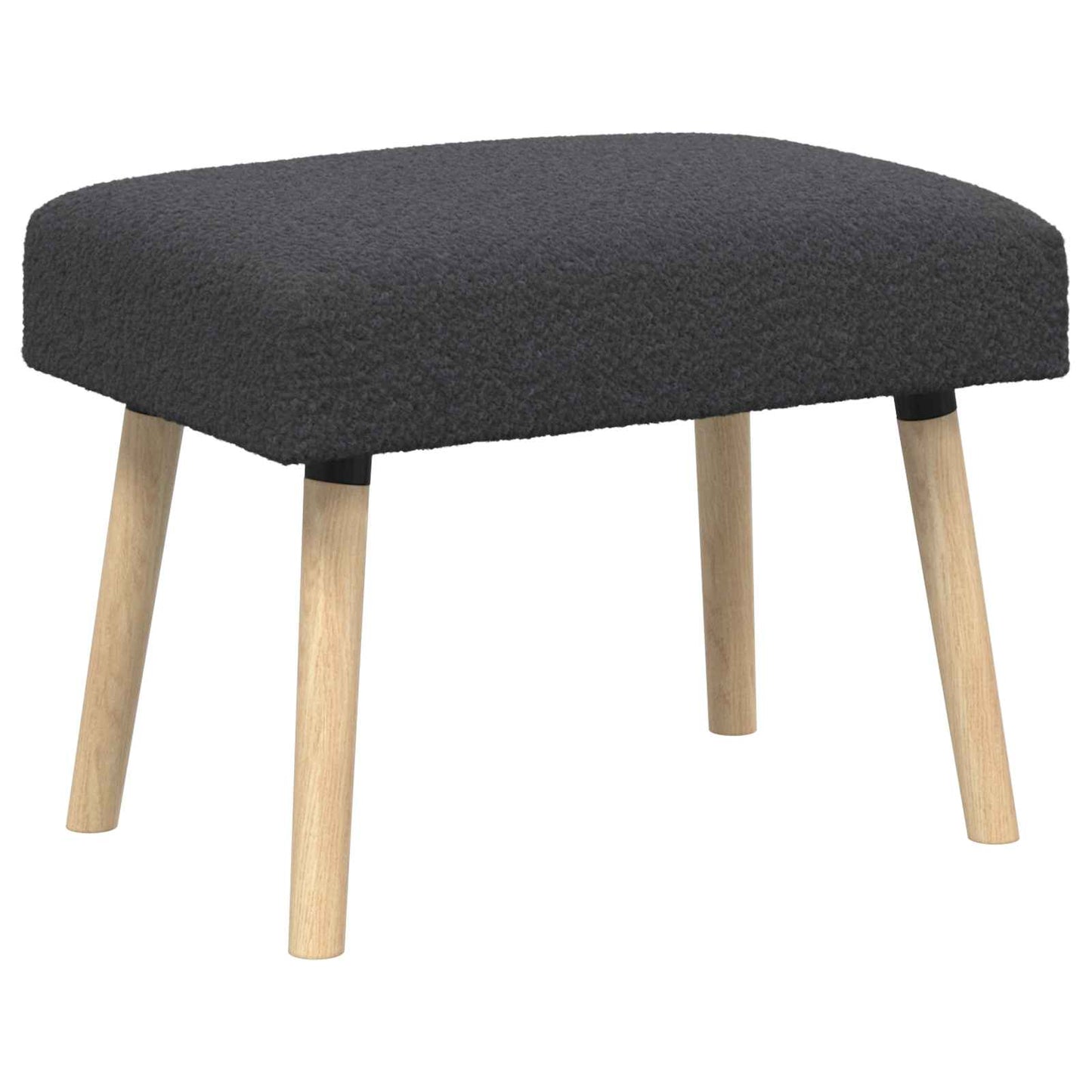 vidaXL παγκάκι Μονόχρωμο Σκούρο Γκρι 60 x 40 x 45 εκ. Μπουκλέ