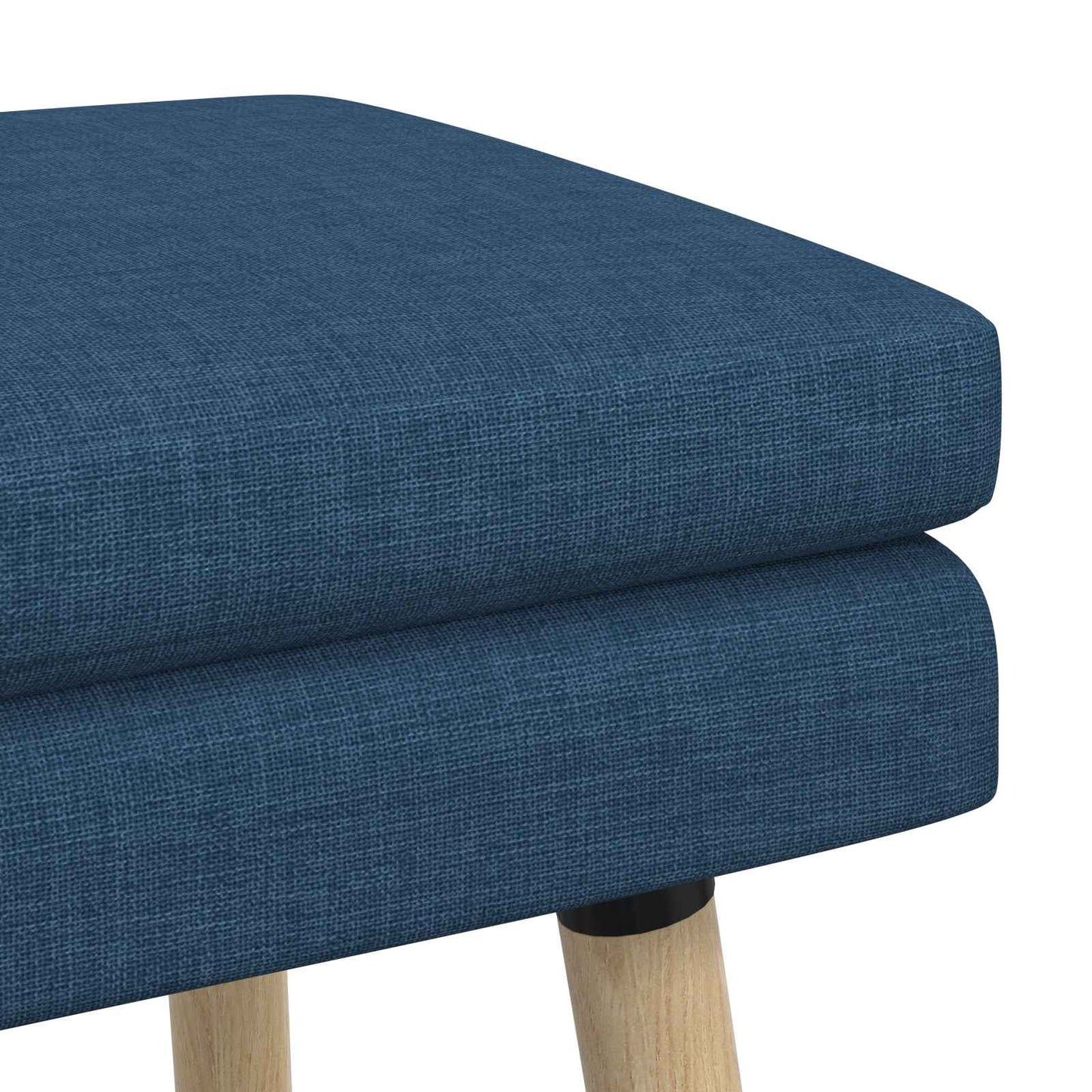 vidaXL Διπλή Επίστρωση Πάγκος Μπλε 60 x 40 x 46 εκ. Ύφασμα