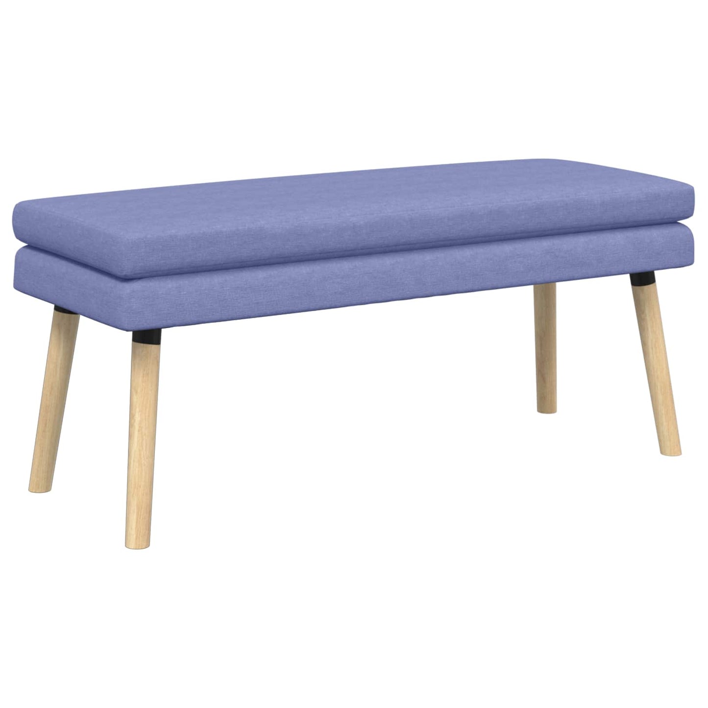 vidaXL Διπλή Επίστρωση Πάγκος Μπλε τζην 110 x 40 x 47 εκ. Ύφασμα