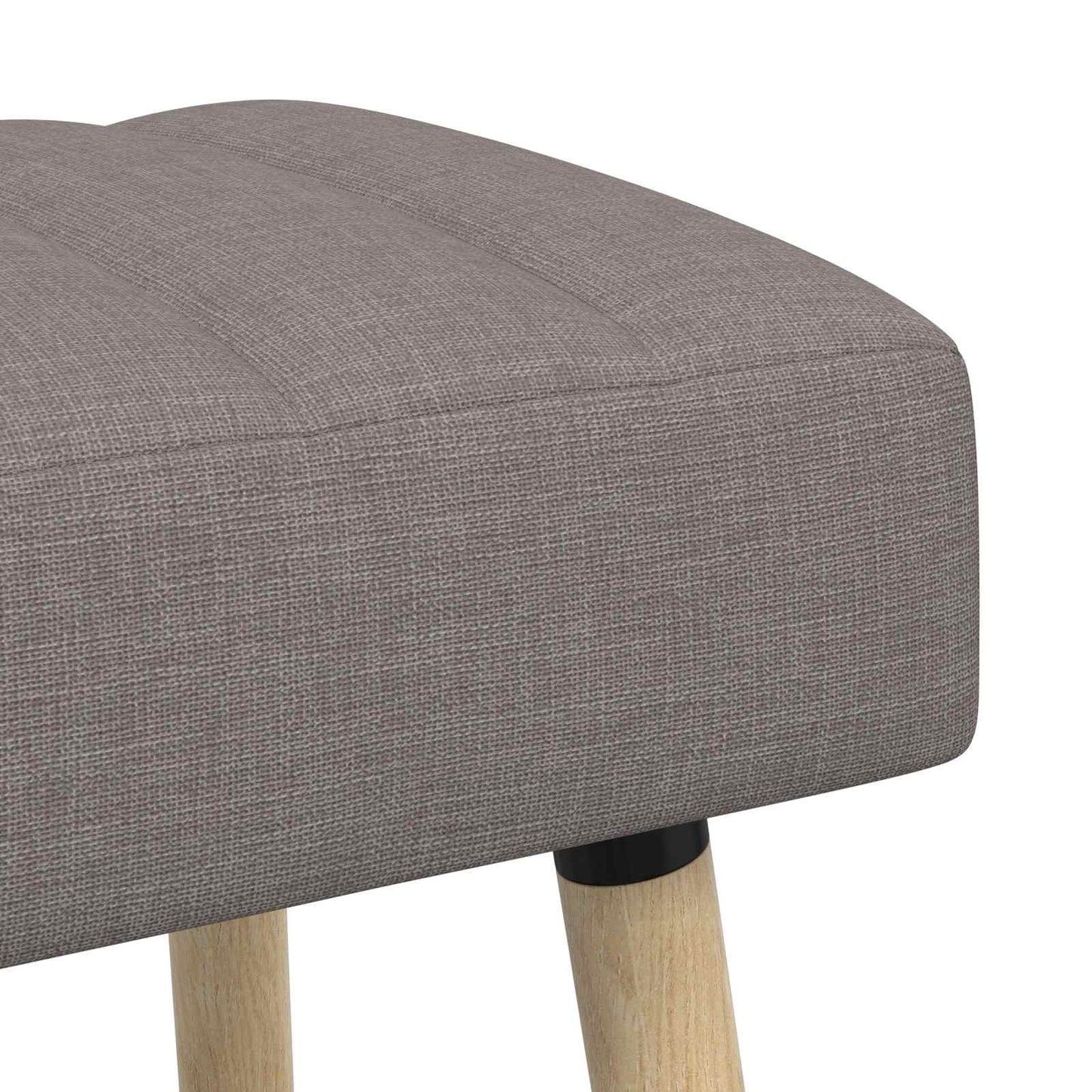 vidaXL Πάγκος με Καναλεύματα Taupe 60 x 40 x 45 εκ. Ύφασμα