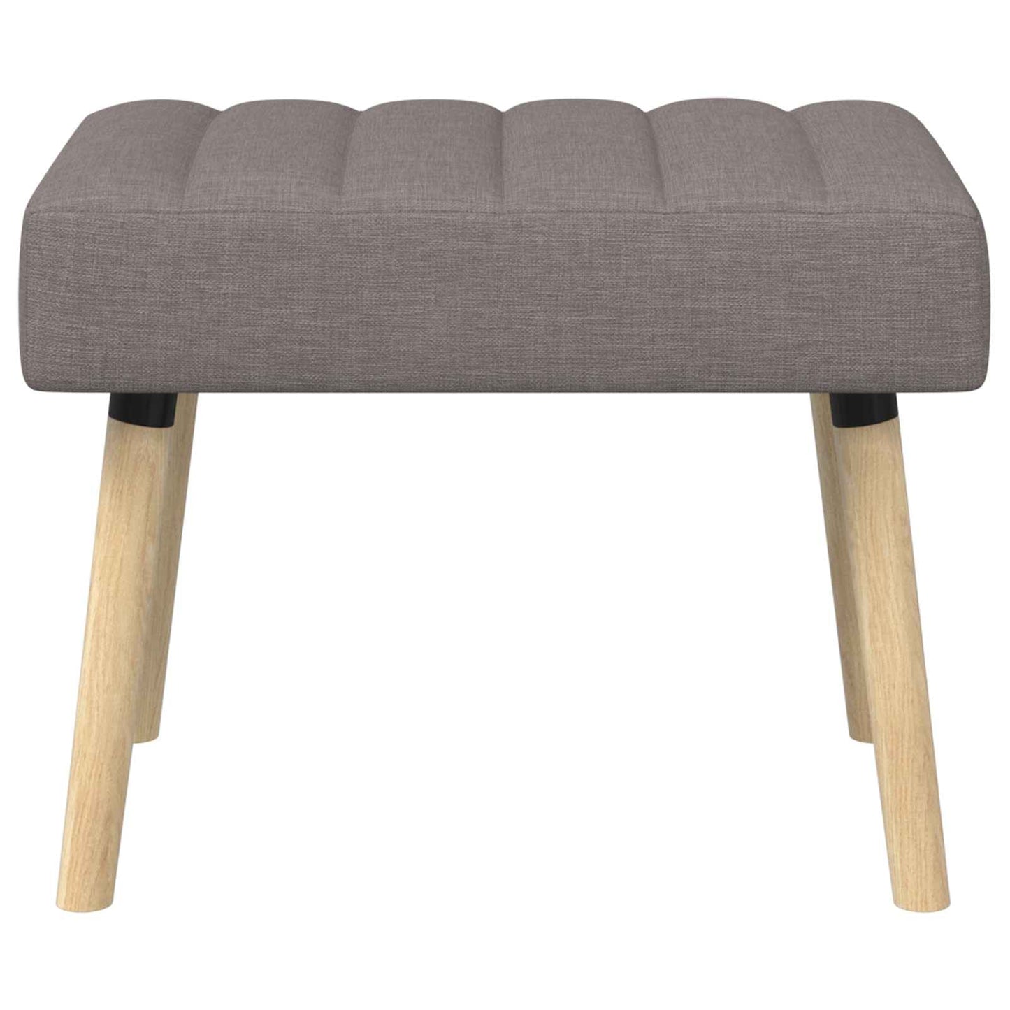vidaXL Πάγκος με Καναλεύματα Taupe 60 x 40 x 45 εκ. Ύφασμα
