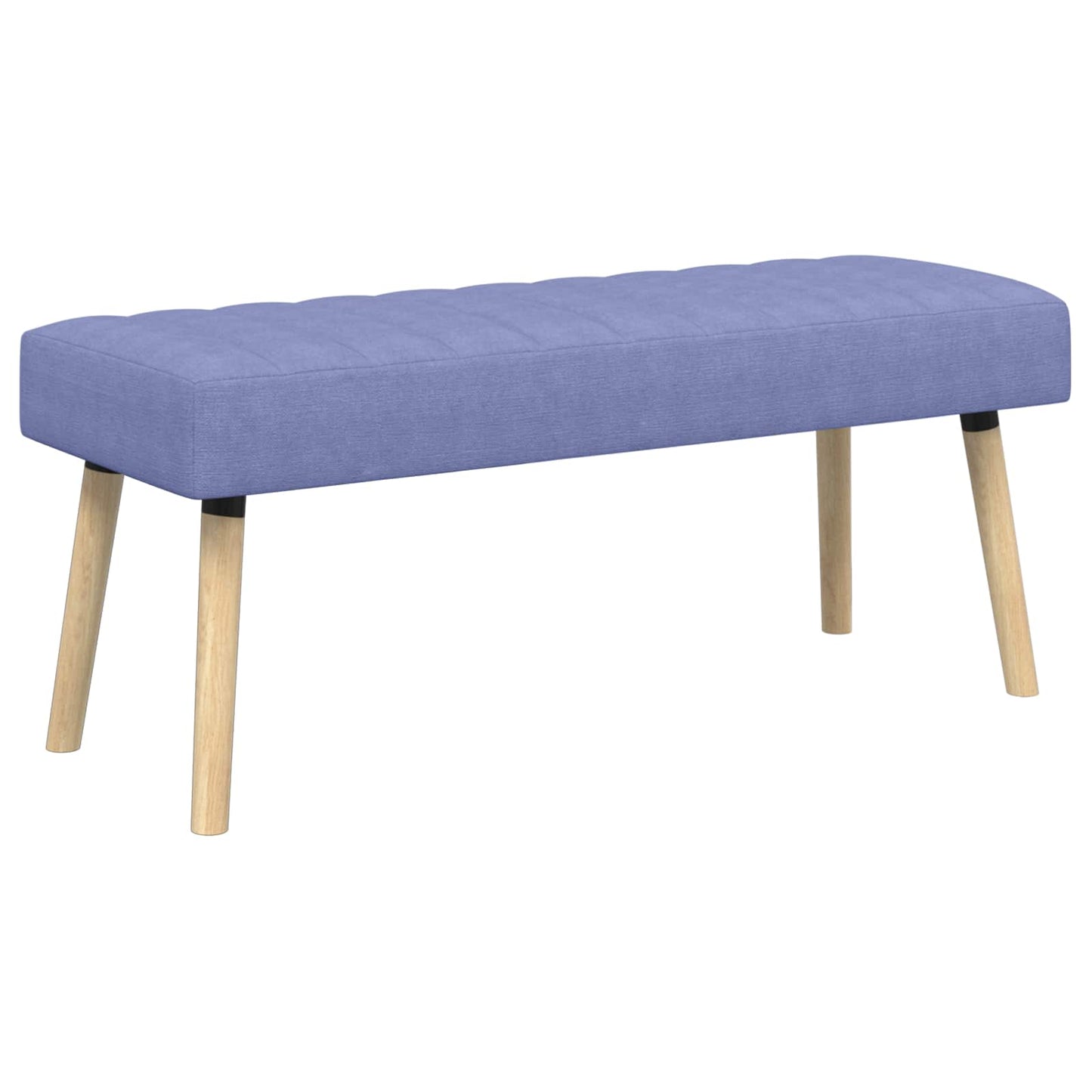 vidaXL Πάγκος με Καναλεύματα Μπλε τζην 110 x 40 x 46 cm Ύφασμα