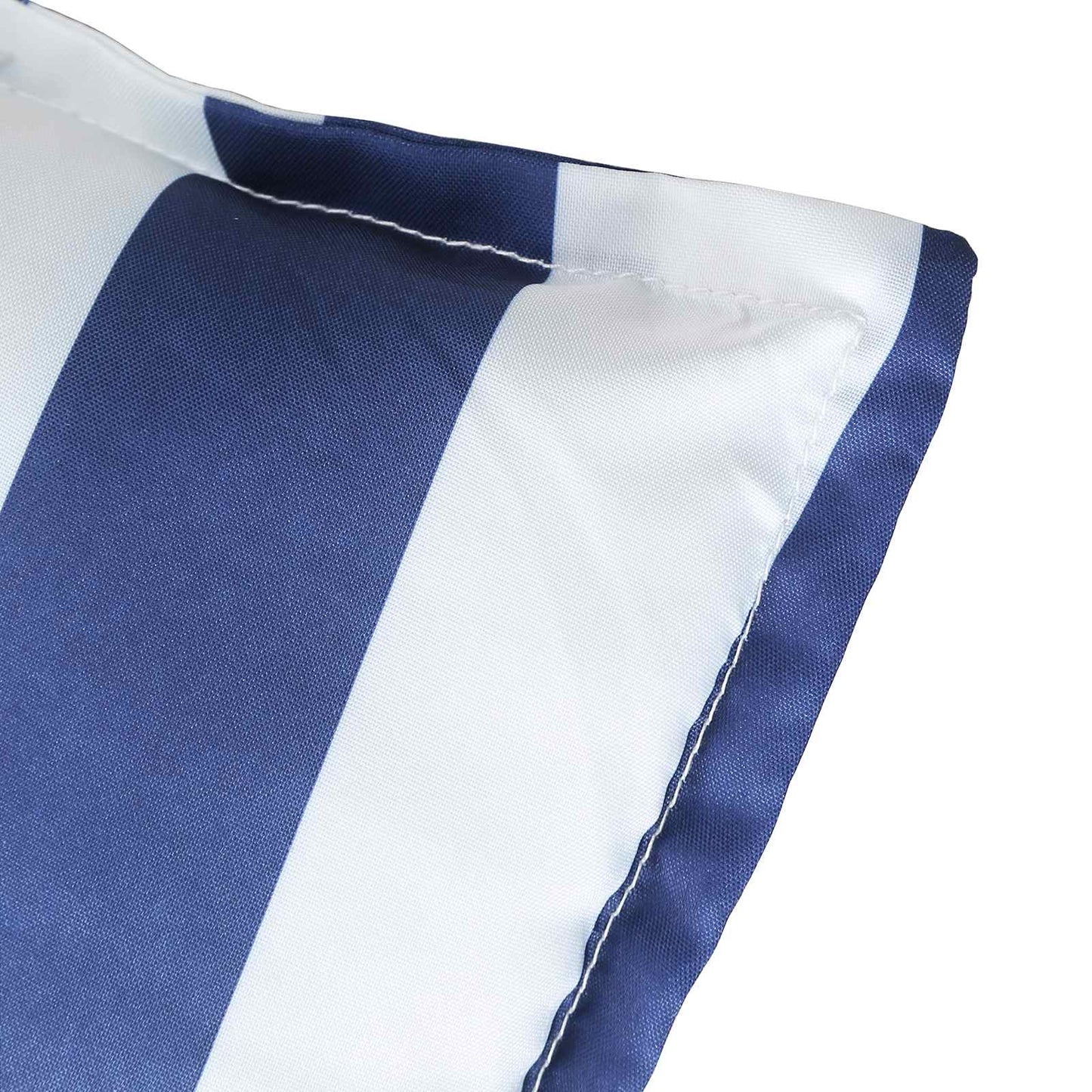 vidaXL Μαξιλάρι Εξωτερικού Χώρου 4 pcs Μπλε και άσπρο 120 x 50 x 7 εκ