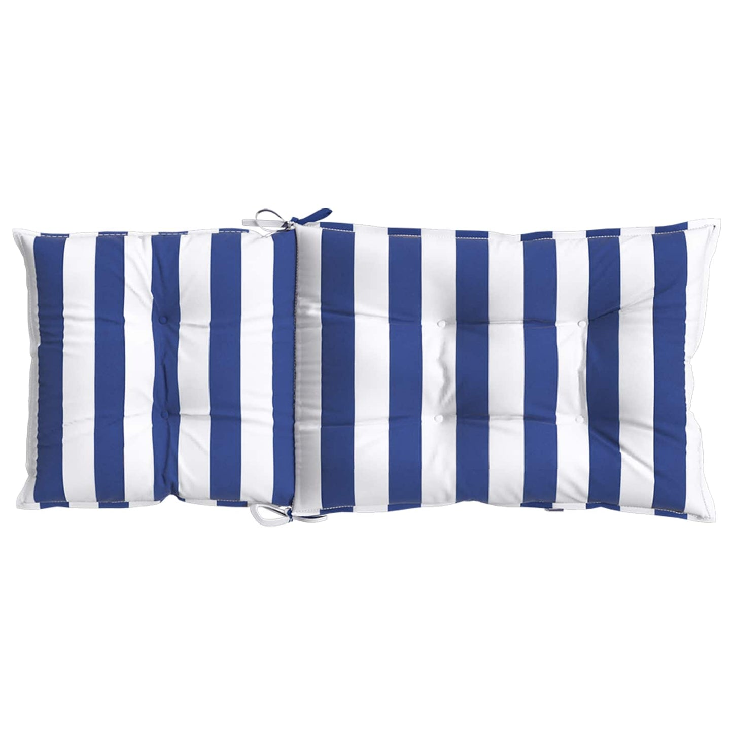 vidaXL Μαξιλάρι Εξωτερικού Χώρου 6 pcs Μπλε και άσπρο 120 x 50 x 7 εκ