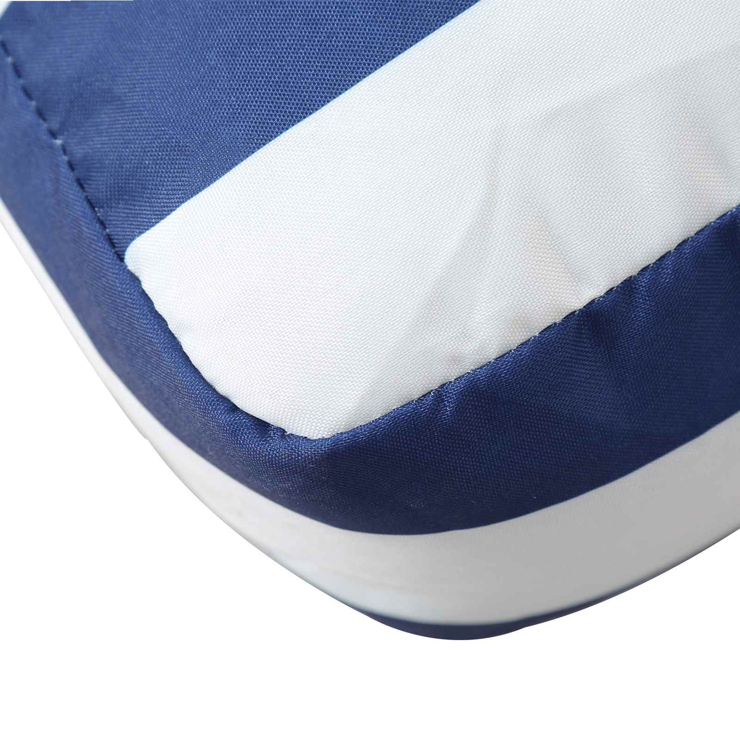 vidaXL Μαξιλάρι Εξωτερικού Χώρου 3 pcs Μπλε και άσπρο 103 x 58 x 10 εκ