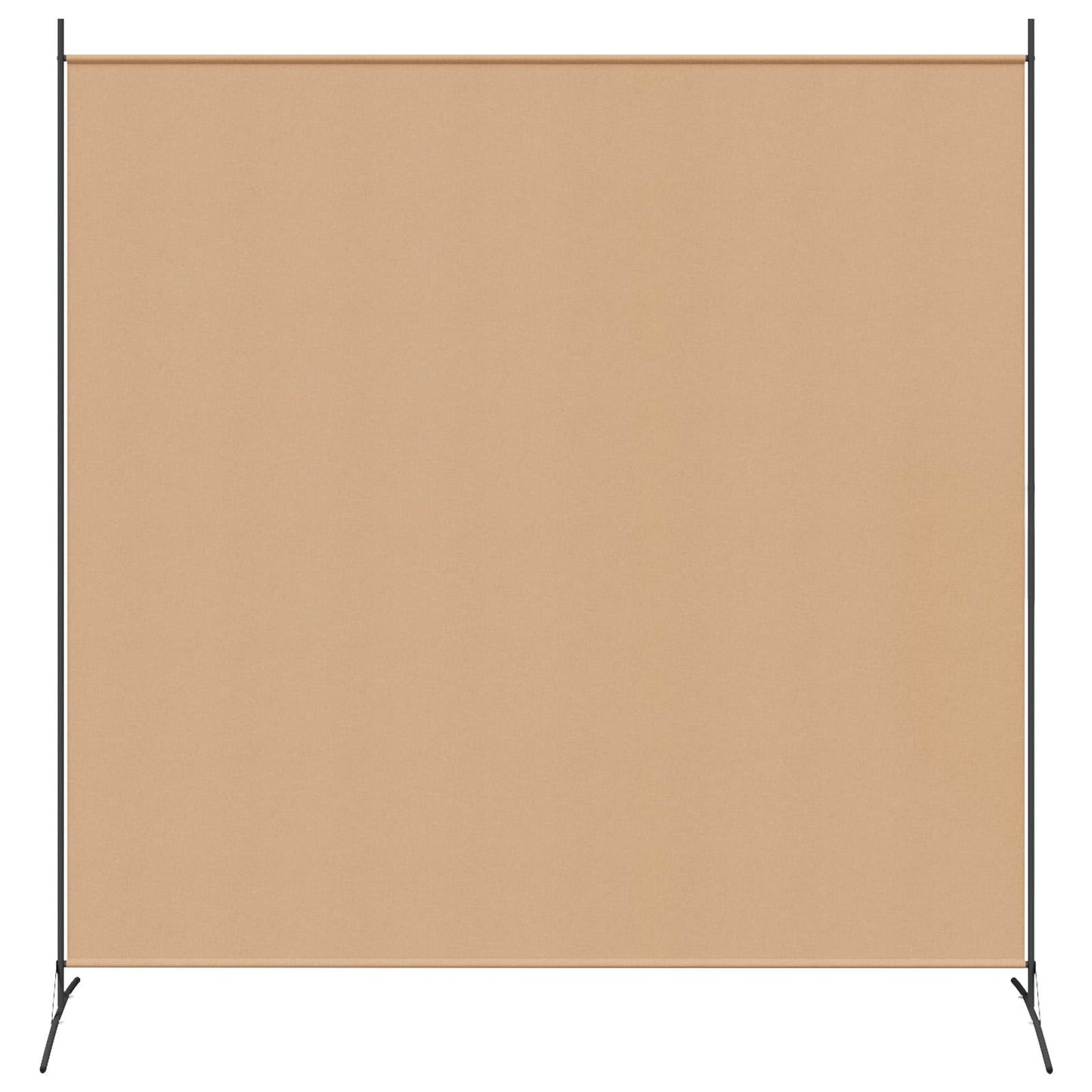 vidaXL Μονοπλάκι Διαχωριστής Δωματίου Μπεζ 175 x 180 cm Ύφασμα