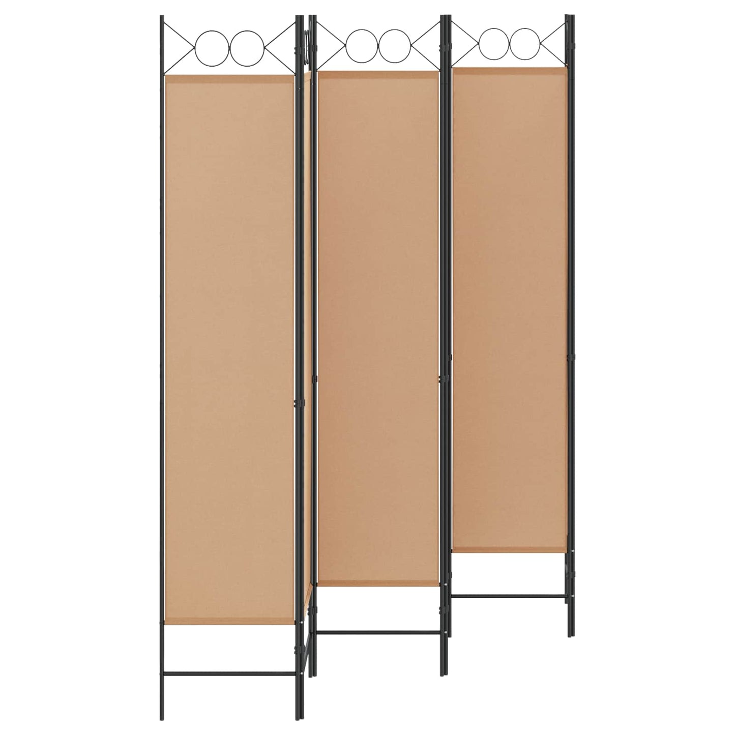 vidaXL Διαχωριστικό Δωματίου 6-Πάνελ Μπεζ 240 x 200 cm Ύφασμα
