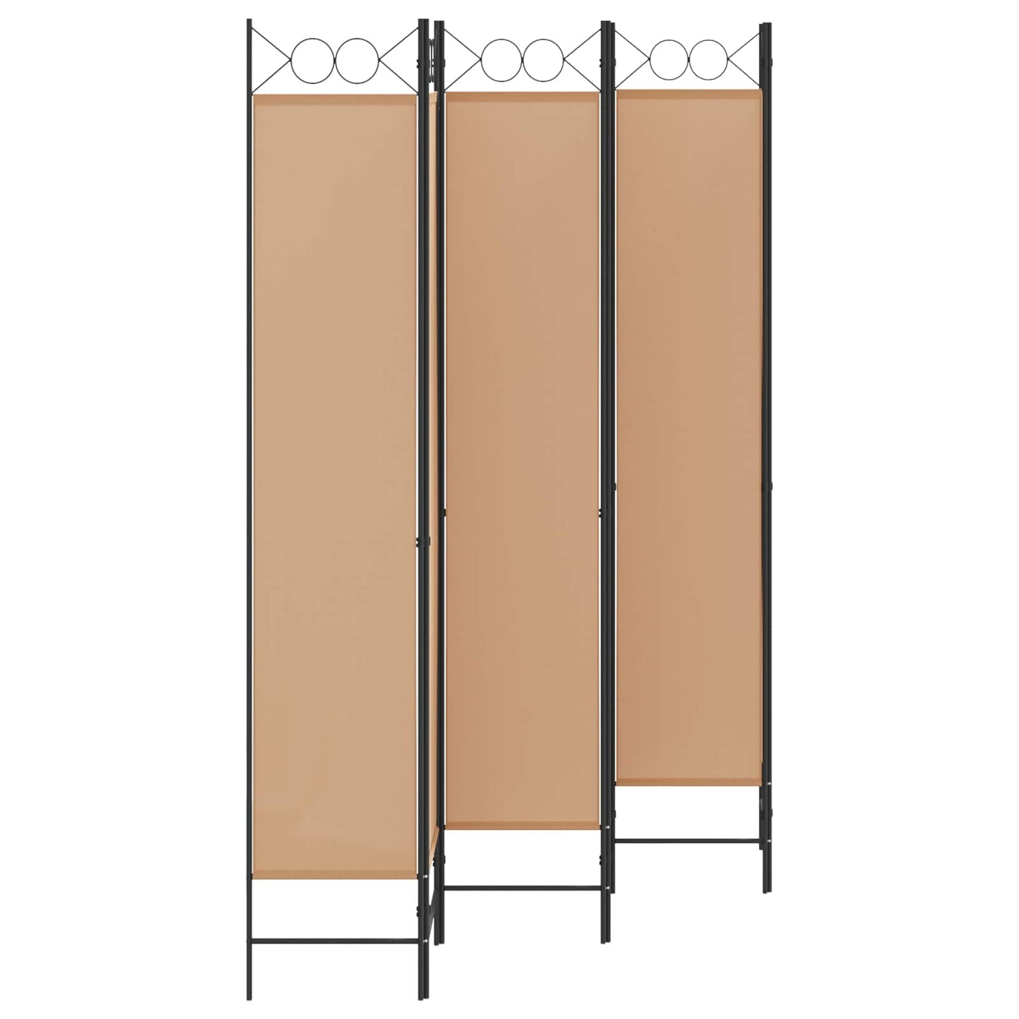 vidaXL Διαχωριστικό Δωματίου 6-Πάνελ Μπεζ 240 x 220 cm Ύφασμα