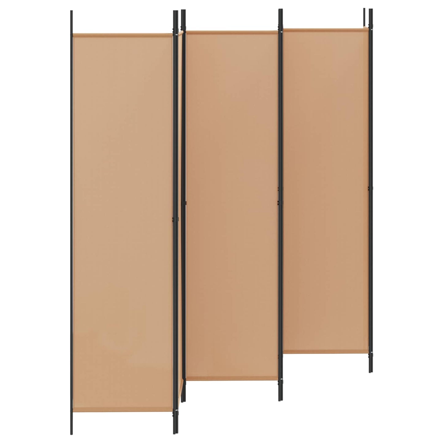vidaXL Διαχωριστικό Δωματίου 6-Πάνελ Μπεζ 300 x 200 cm Ύφασμα