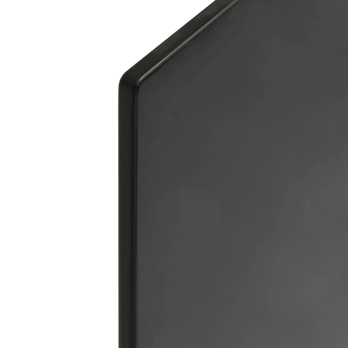 vidaXL Καπάκι τραπεζιού 4 pcs Μαύρο Γυαλί