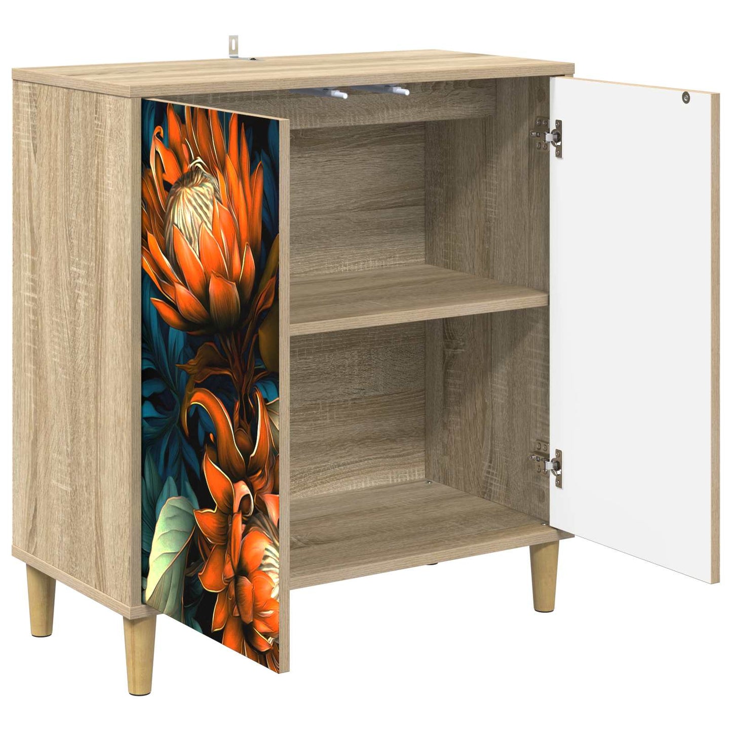 vidaXL Πλαϊνό γραφείο LOCHEM Sonoma 69 x 33 x 75 εκ.