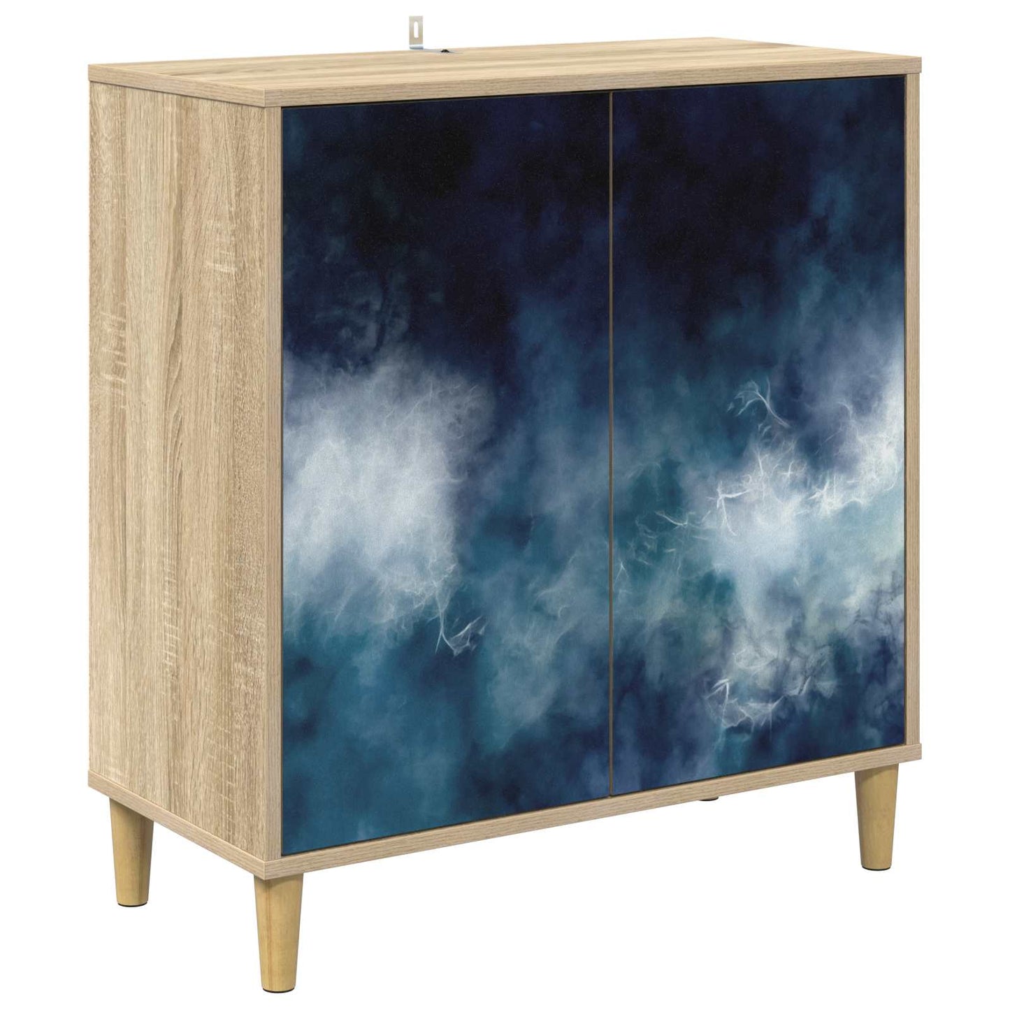 vidaXL Πλαϊνό γραφείο RAALTE Sonoma 69 x 33 x 75 εκ.
