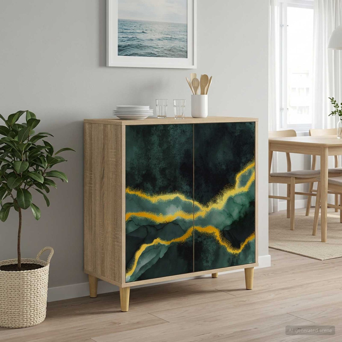 vidaXL Πλαϊνό γραφείο WIJHE Sonoma 69 x 33 x 75 εκ. Επεξεργασμένο Ξύλο