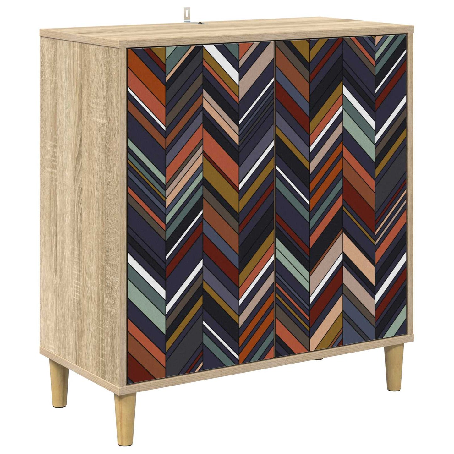 vidaXL Πλαϊνό γραφείο OMMEN Sonoma 69 x 33 x 75 εκ. Επεξεργασμένο Ξύλο