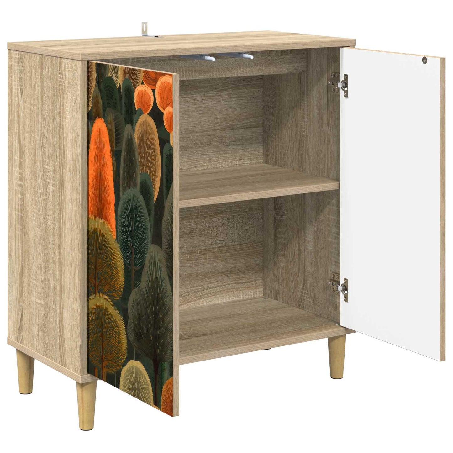 vidaXL Πλαϊνό γραφείο ZAANDAM Sonoma 69 x 33 x 75 εκ.