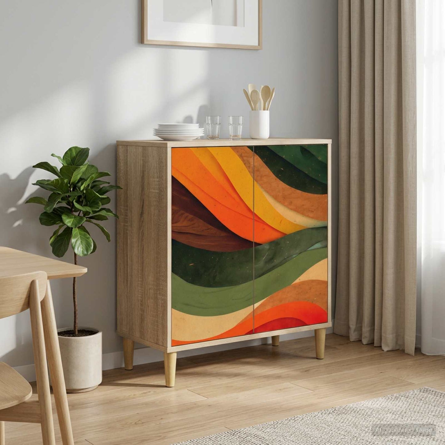 vidaXL Πλαϊνό γραφείο BONN Sonoma 69 x 33 x 75 εκ. Επεξεργασμένο Ξύλο