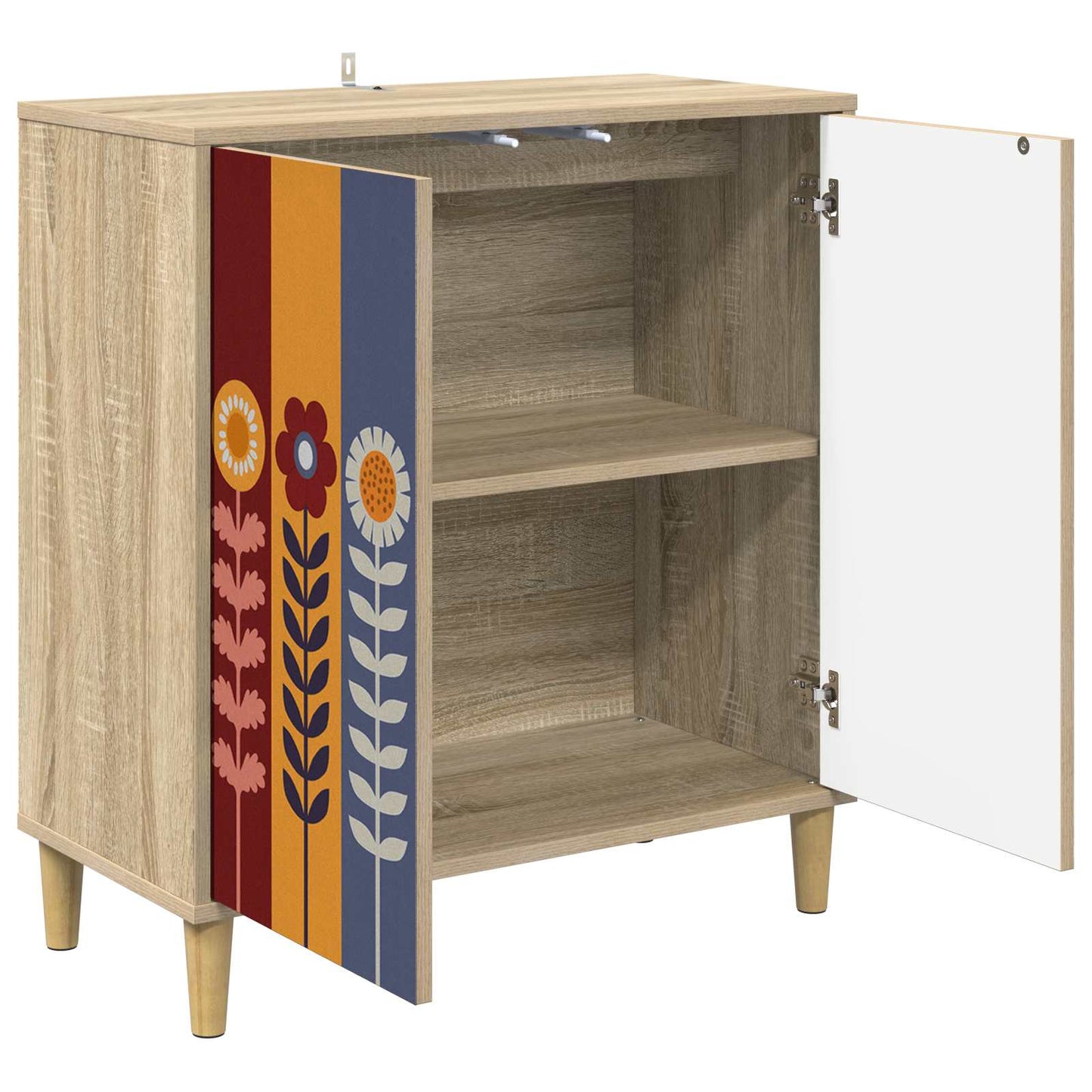 vidaXL Πλαϊνό γραφείο ESSEN Sonoma 69 x 33 x 75 εκ. Επεξεργασμένο Ξύλο