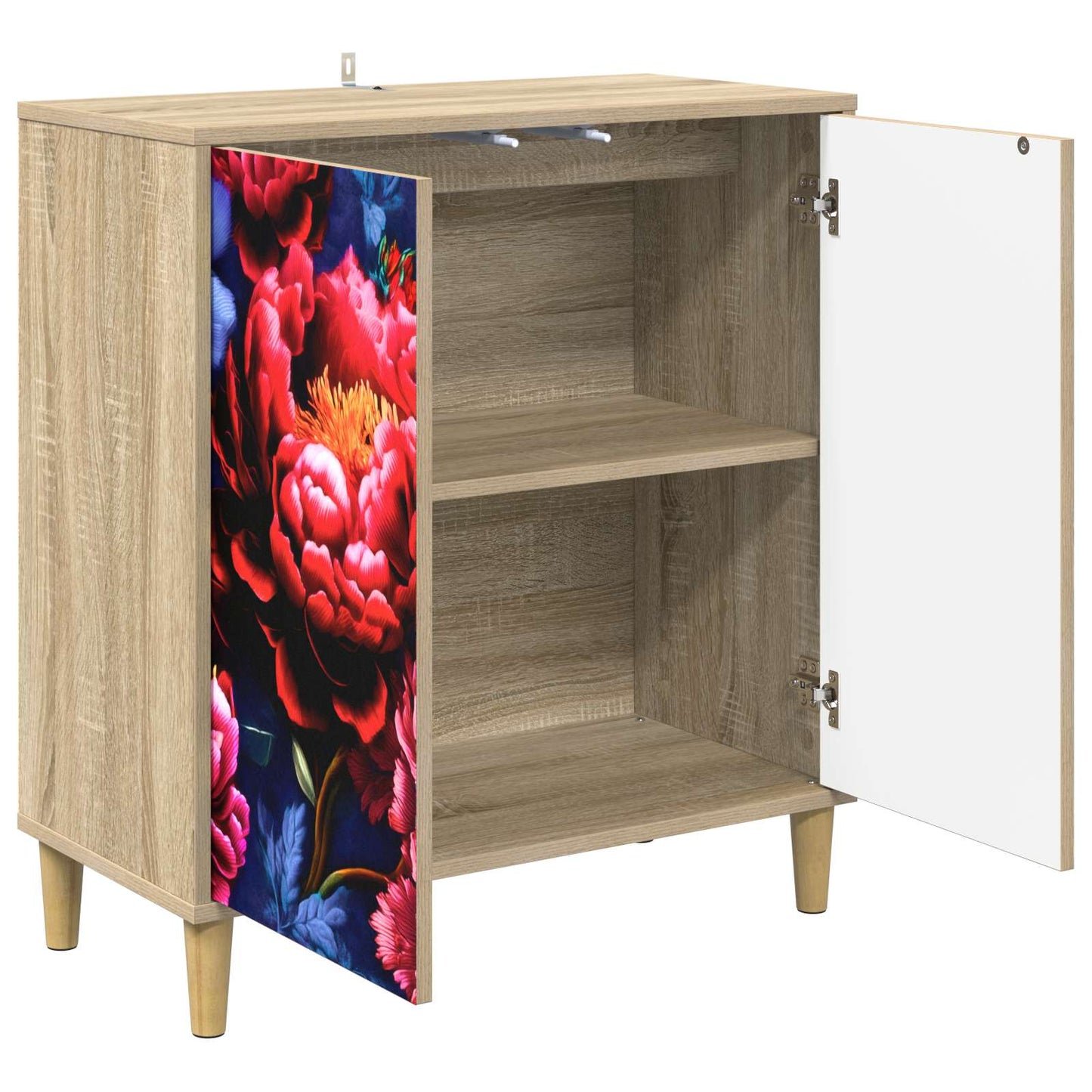 vidaXL Πλαϊνό γραφείο KIEL Sonoma 69 x 33 x 75 εκ. Επεξεργασμένο Ξύλο