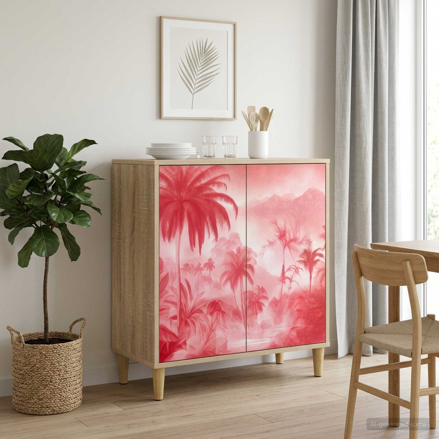 vidaXL Πλαϊνό γραφείο AACHEN Sonoma 69 x 33 x 75 εκ.