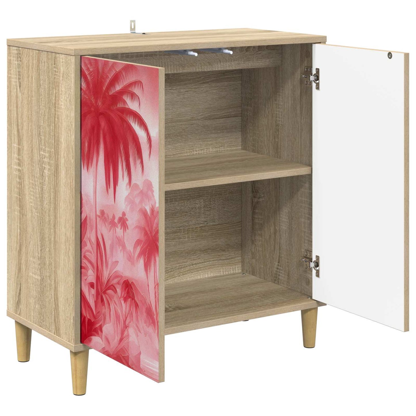vidaXL Πλαϊνό γραφείο AACHEN Sonoma 69 x 33 x 75 εκ.
