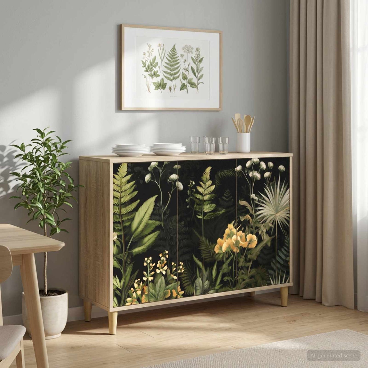 vidaXL Πλαϊνό γραφείο RHENEN Sonoma 102 x 33 x 75 εκ.