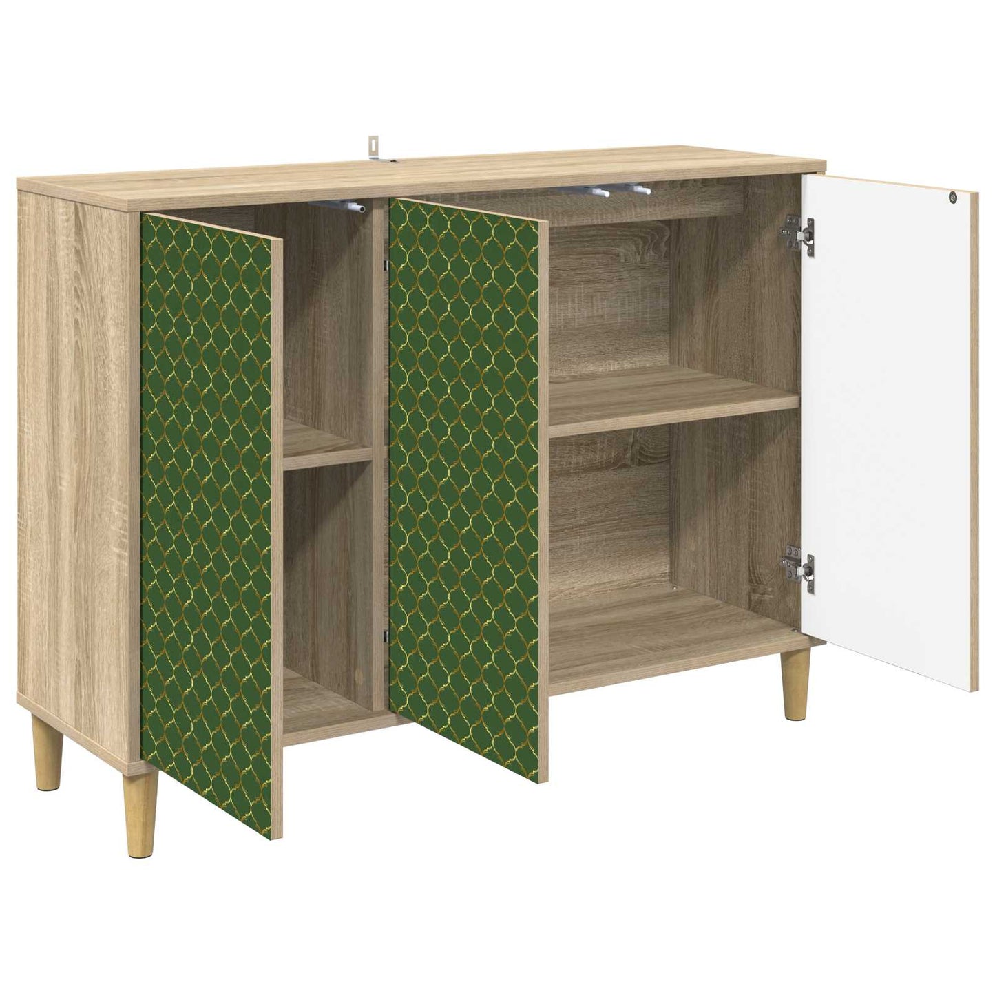 vidaXL Πλαϊνό γραφείο GELEEN Sonoma 102 x 33 x 75 εκ.