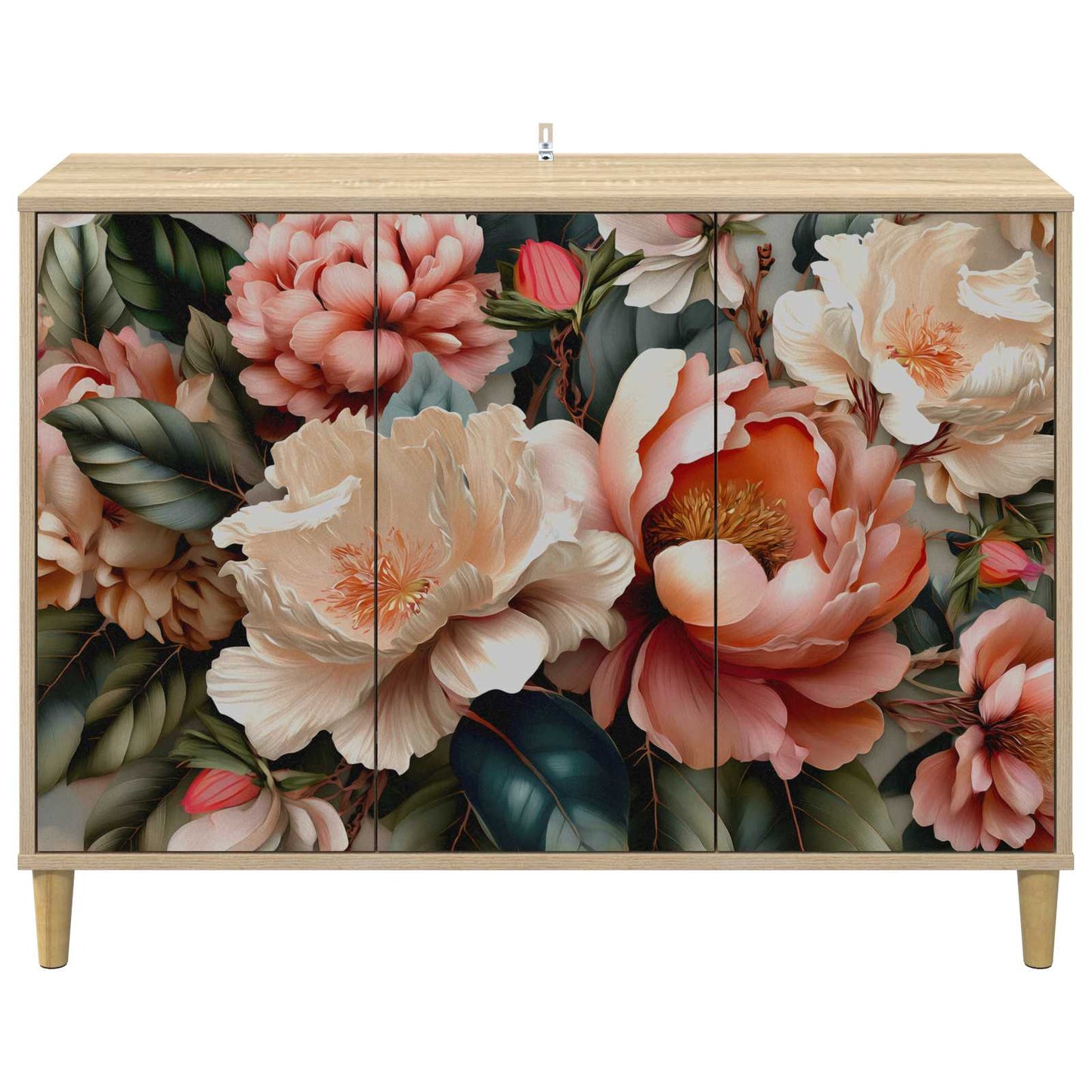vidaXL Πλαϊνό γραφείο BORNE Sonoma 102 x 33 x 75 εκ.