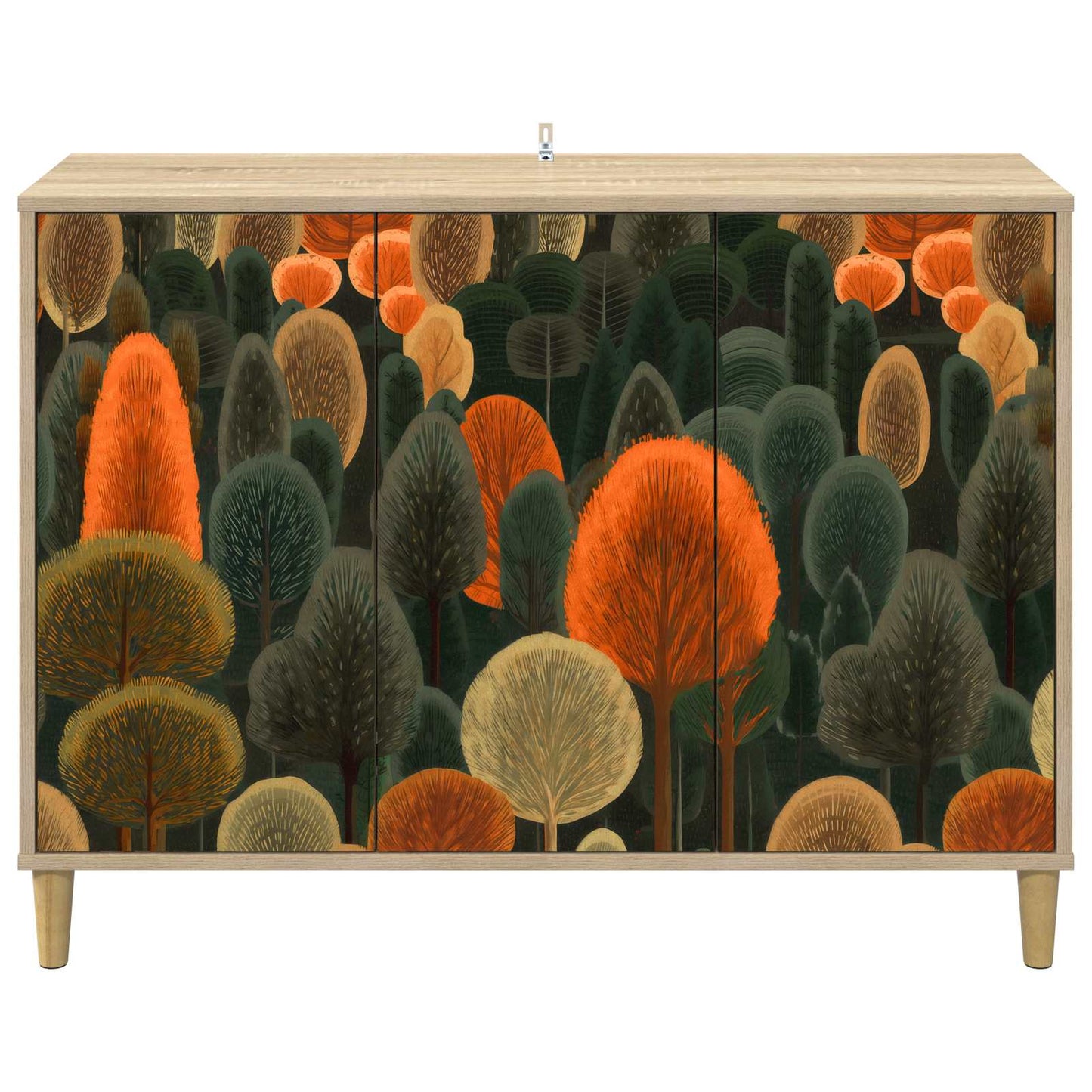 vidaXL Πλαϊνό γραφείο ZAANDAM Sonoma 102 x 33 x 75 εκ.